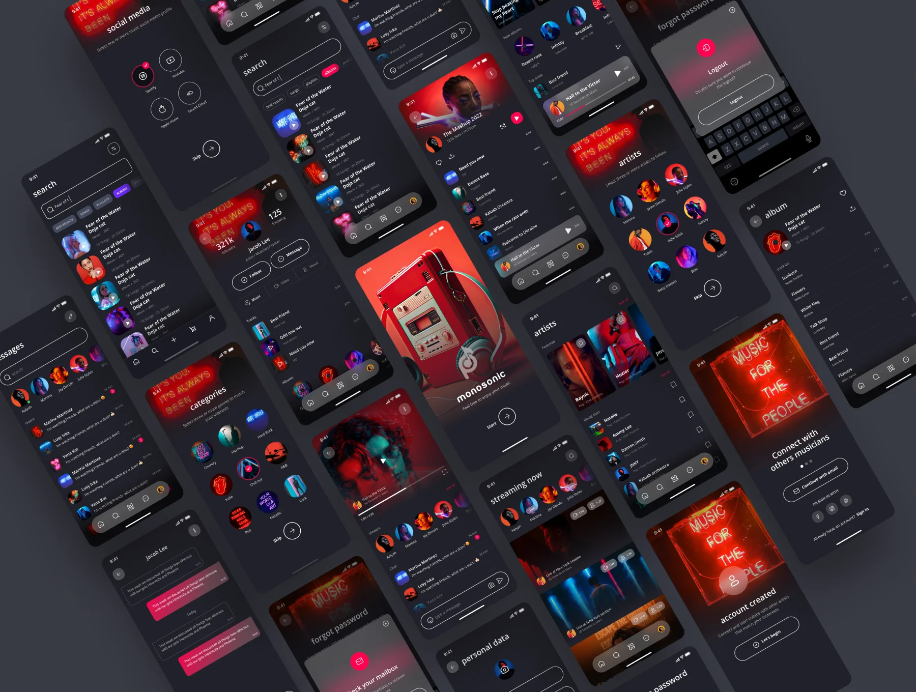 Music app UI Kit 8