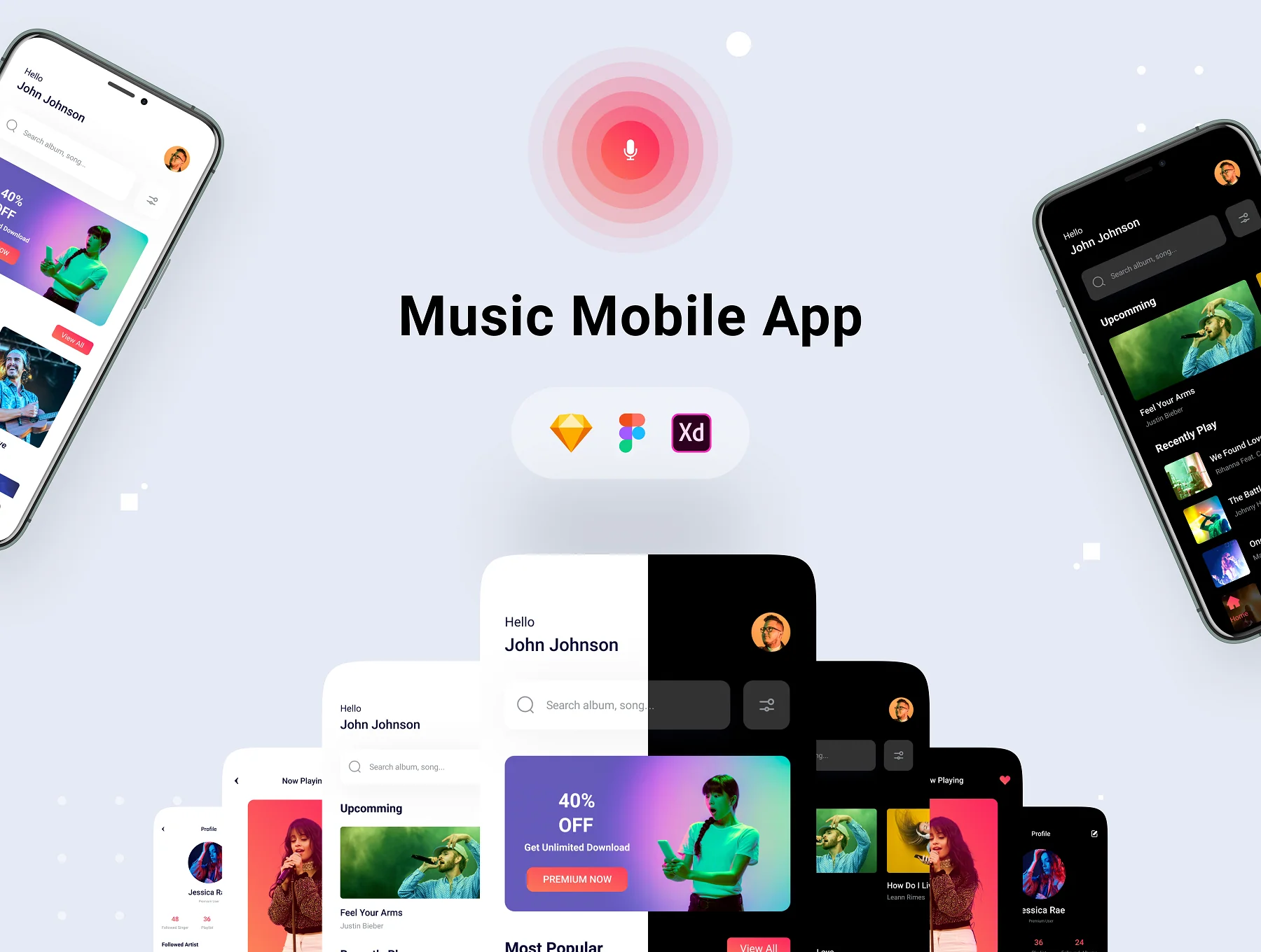 Music App UI kit 10
