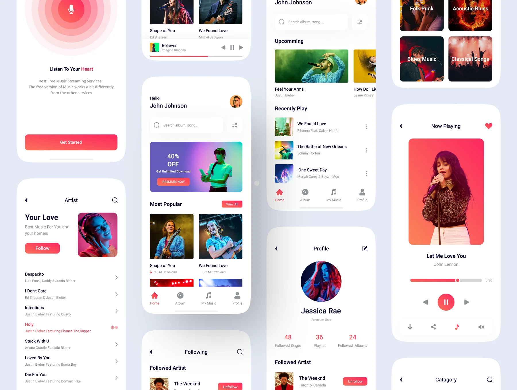 Music App UI kit 8