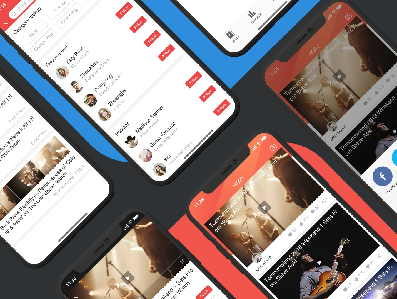 Music News UI Kit 4