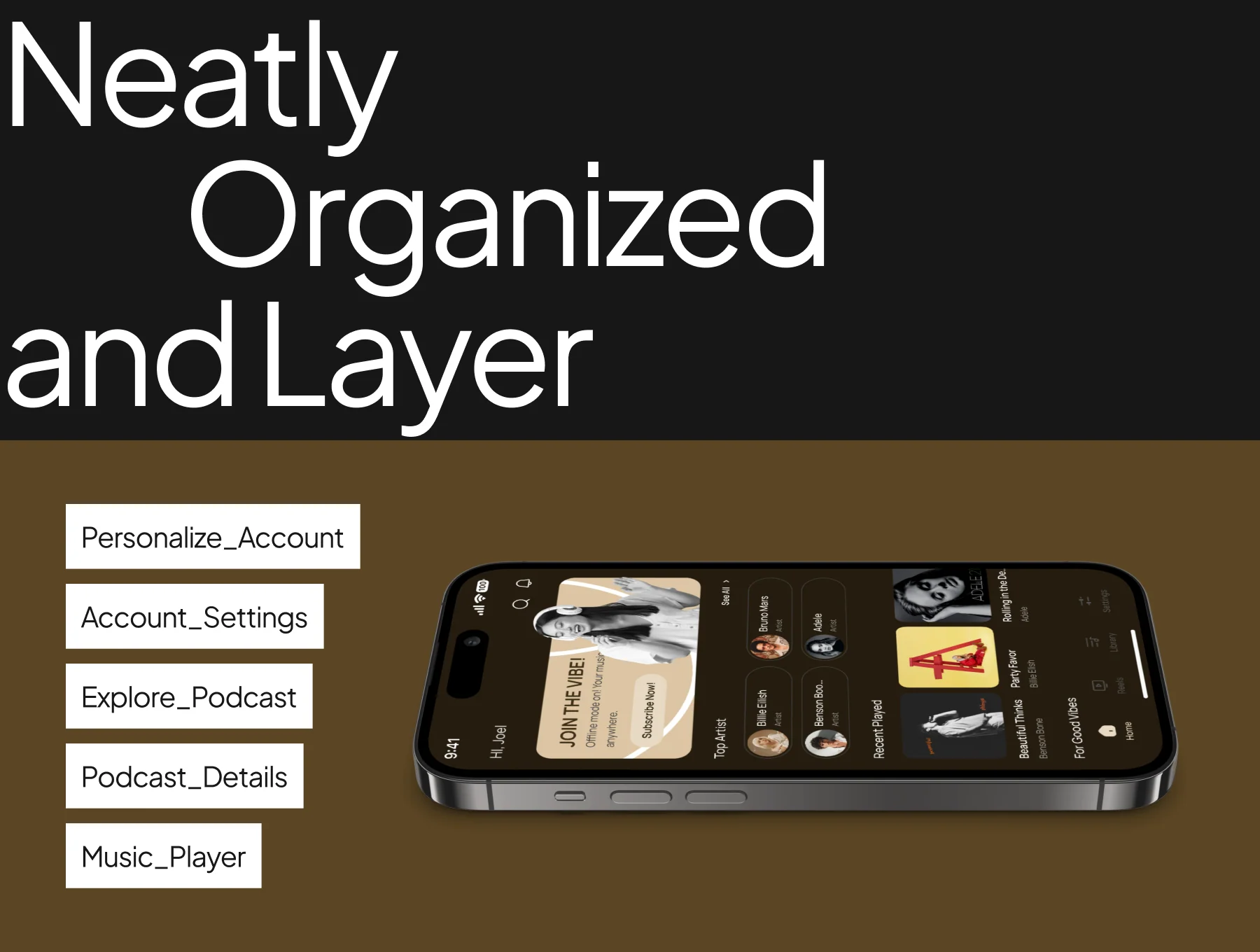 Music Player Mobile App UI Kit 4