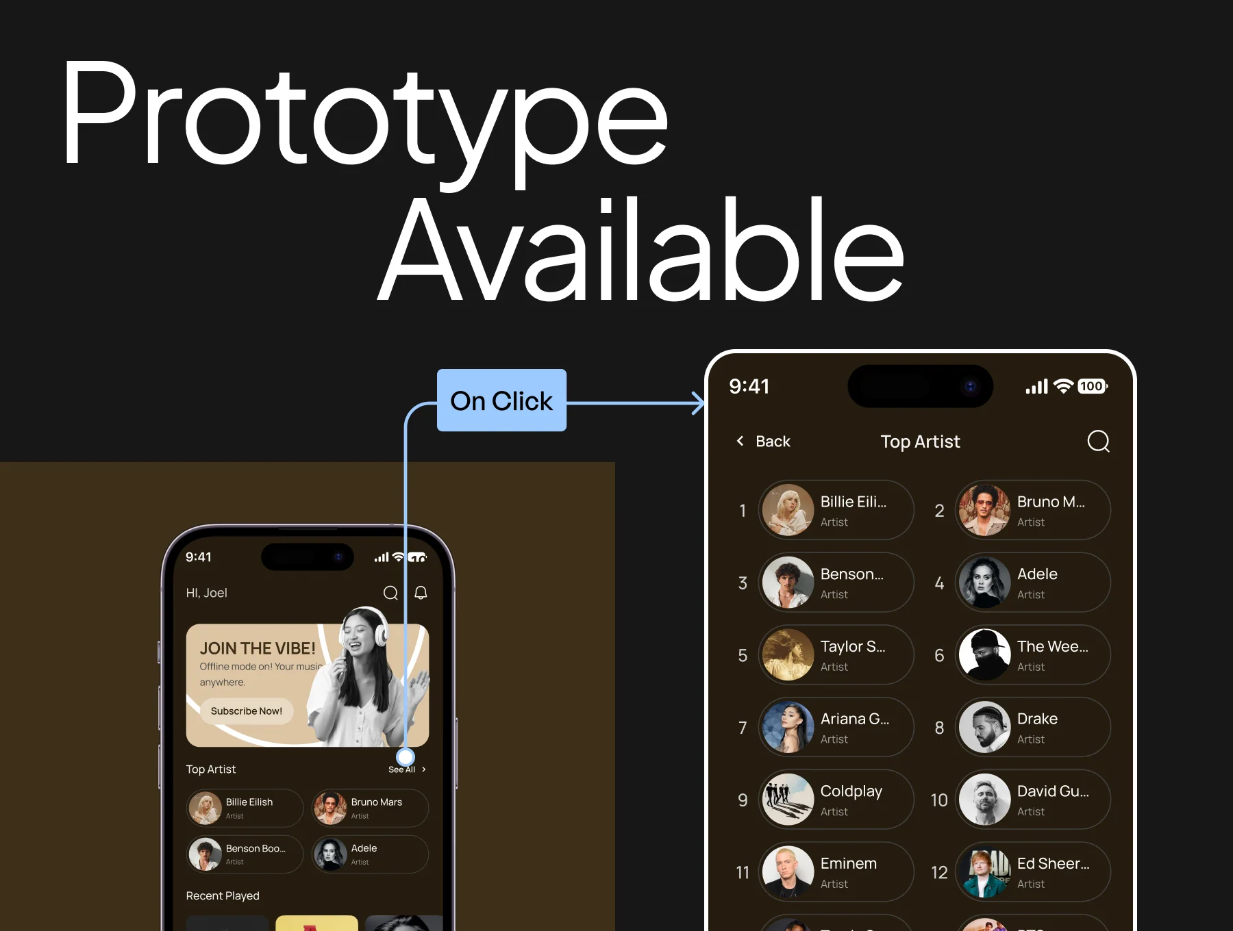 Music Player Mobile App UI Kit 6