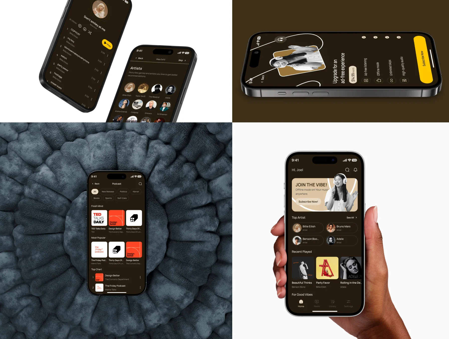 Music Player Mobile App UI Kit 7