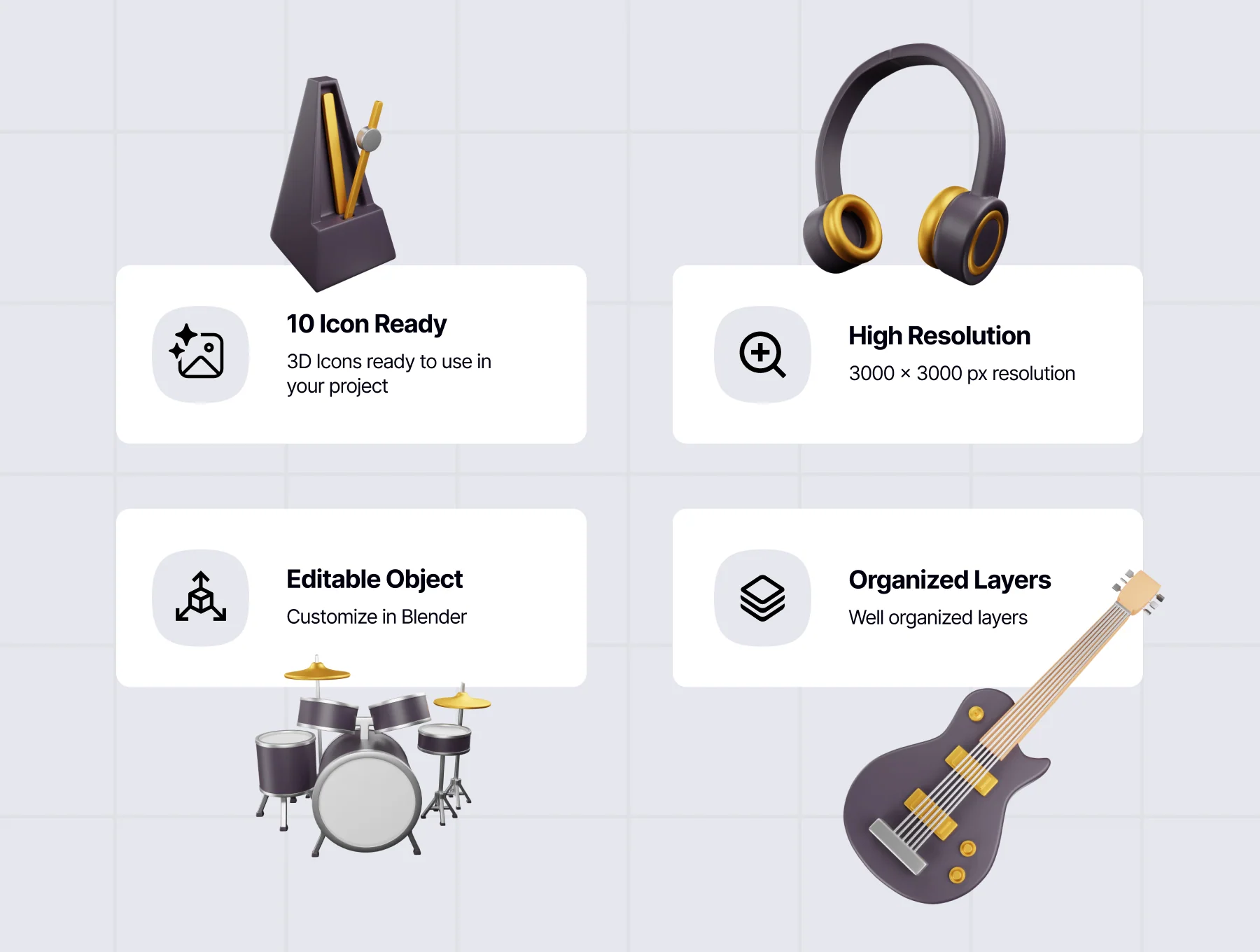 Music Studio 3D Icon 2