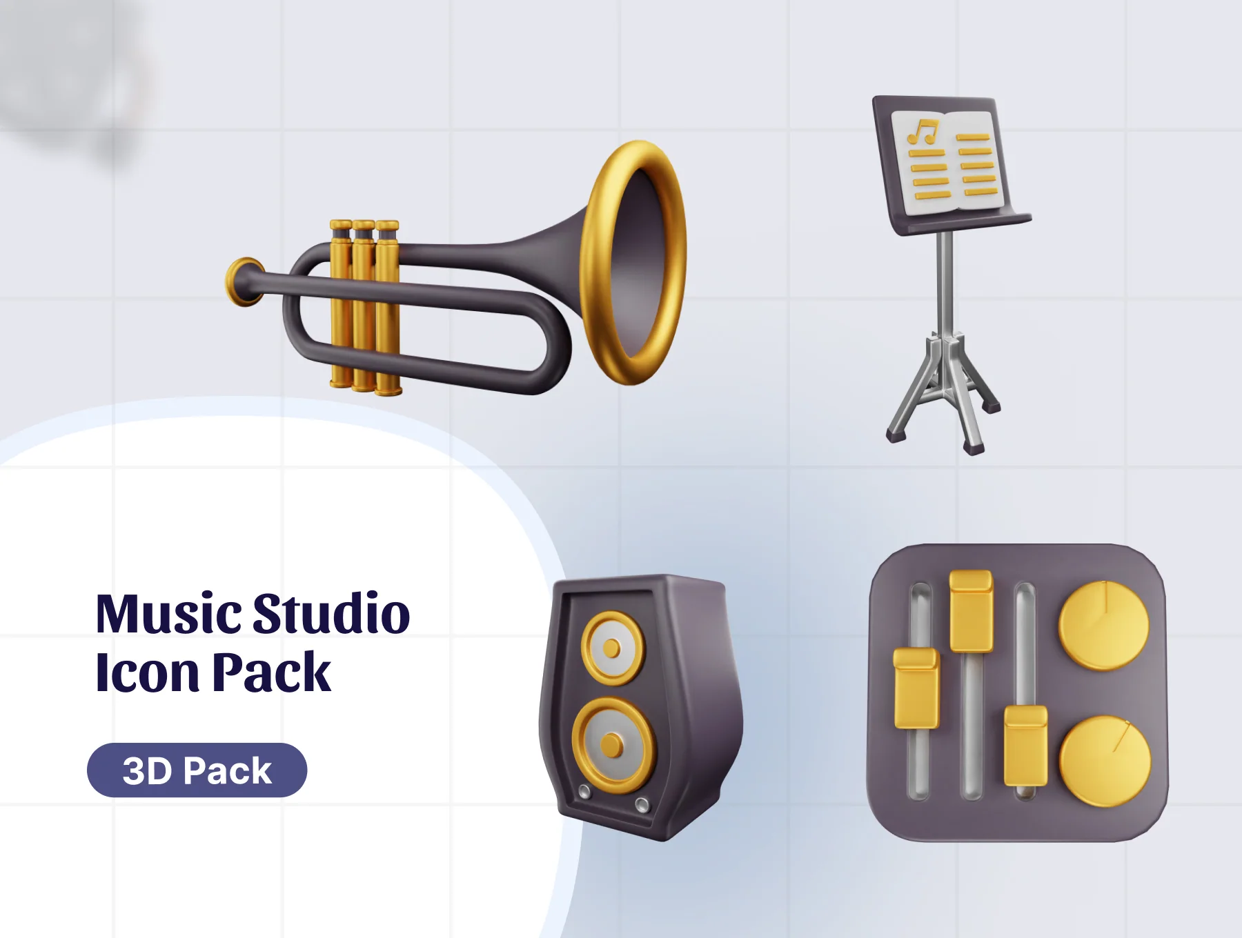 Music Studio 3D Icon 7