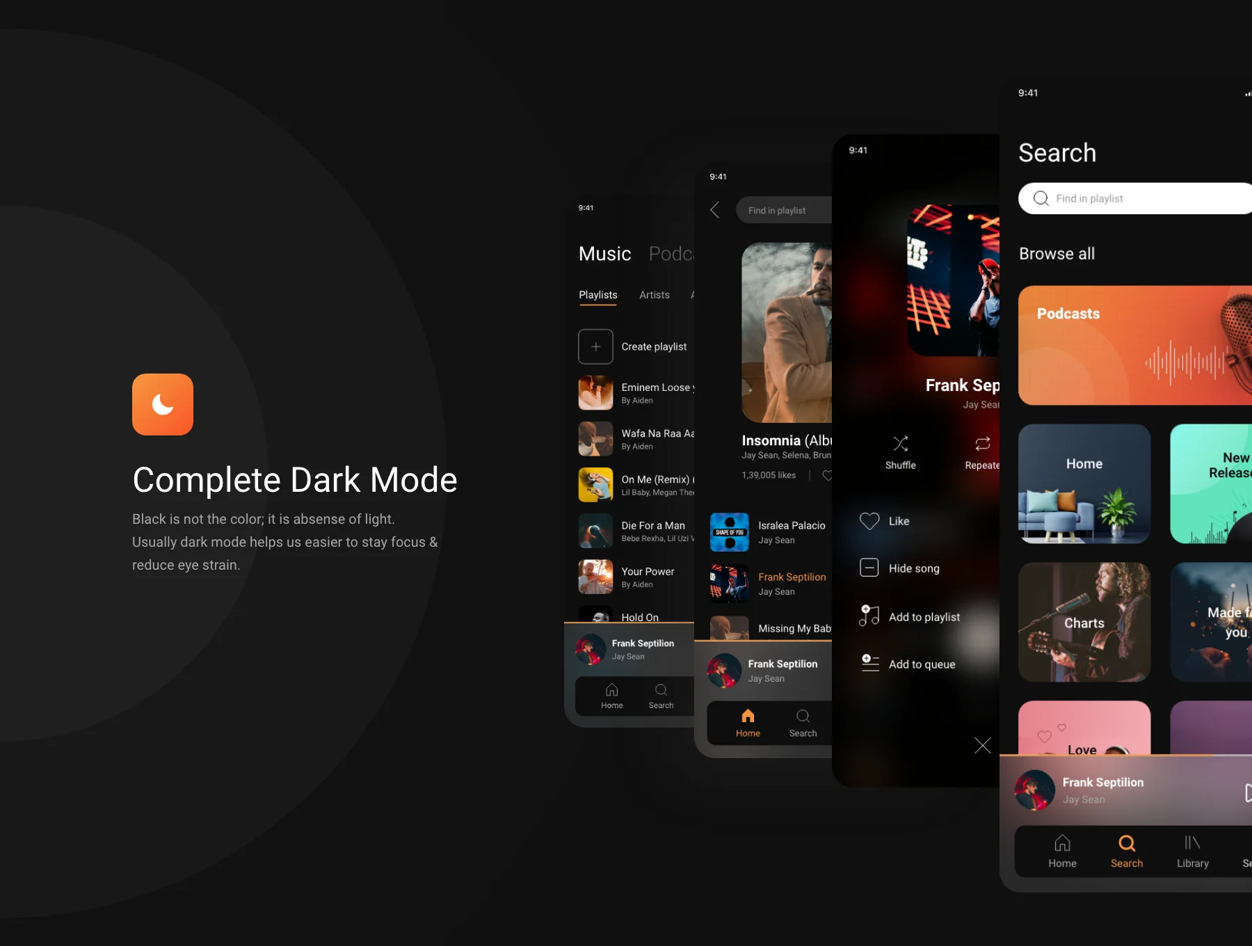 MusicPod App - Complete UI Kit 6