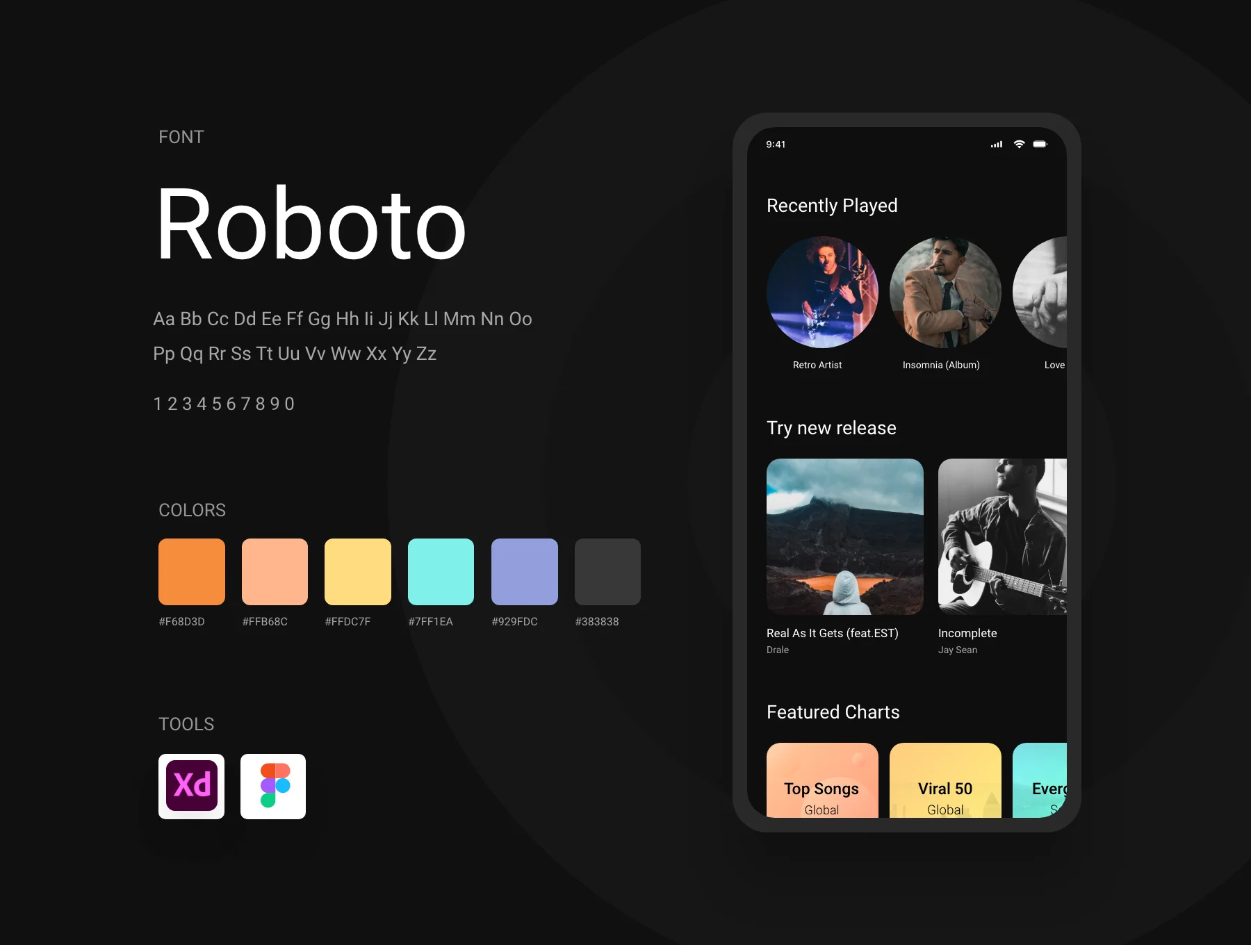 MusicPod App - Complete UI Kit 7