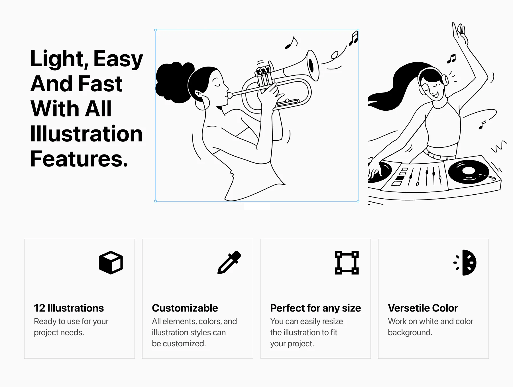 Musicy - Artist - Musician Illustrations 3