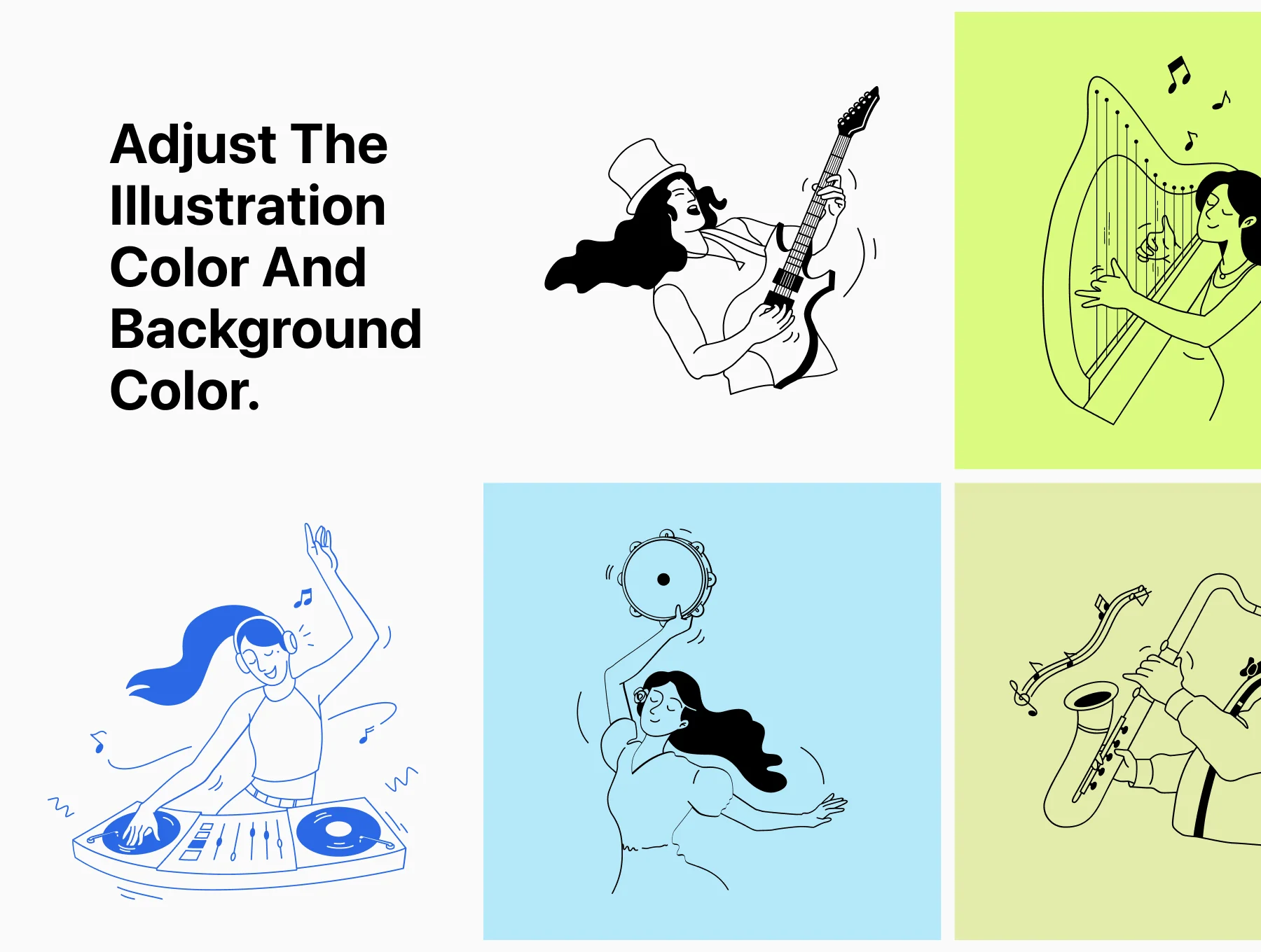 Musicy - Artist - Musician Illustrations 4