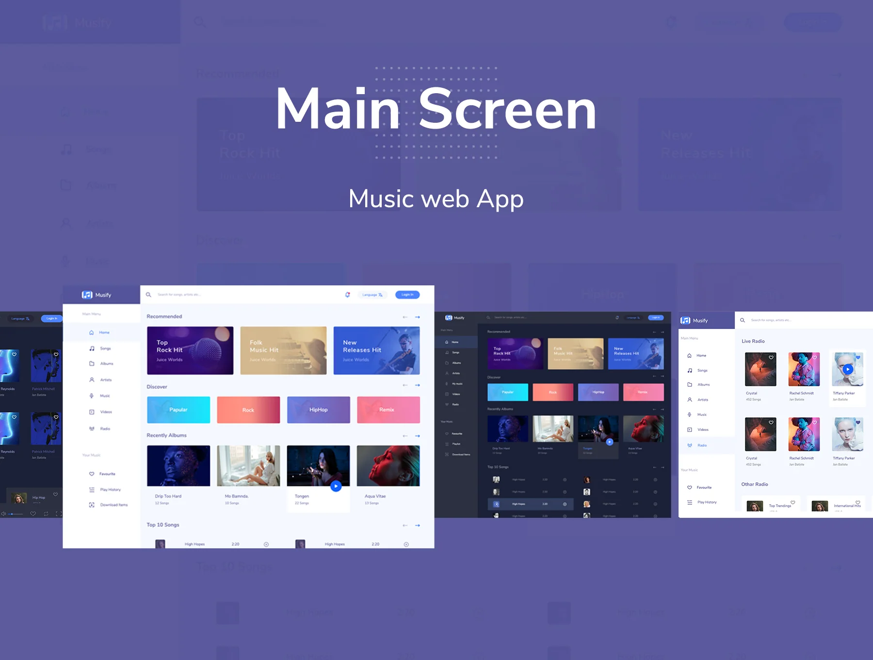 Musify - Web app UI ket 4