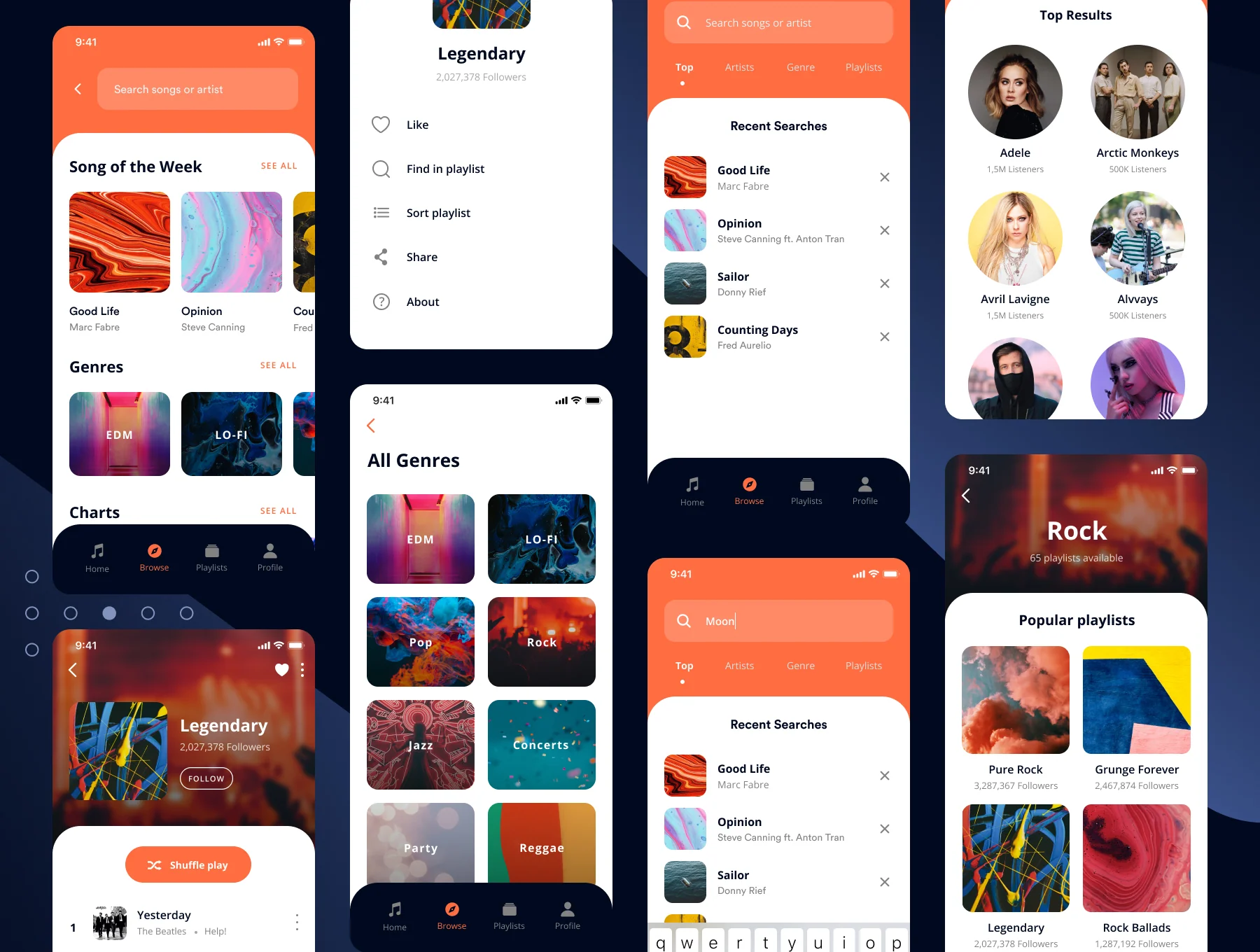 Musika - Music Player App UI Kit 6