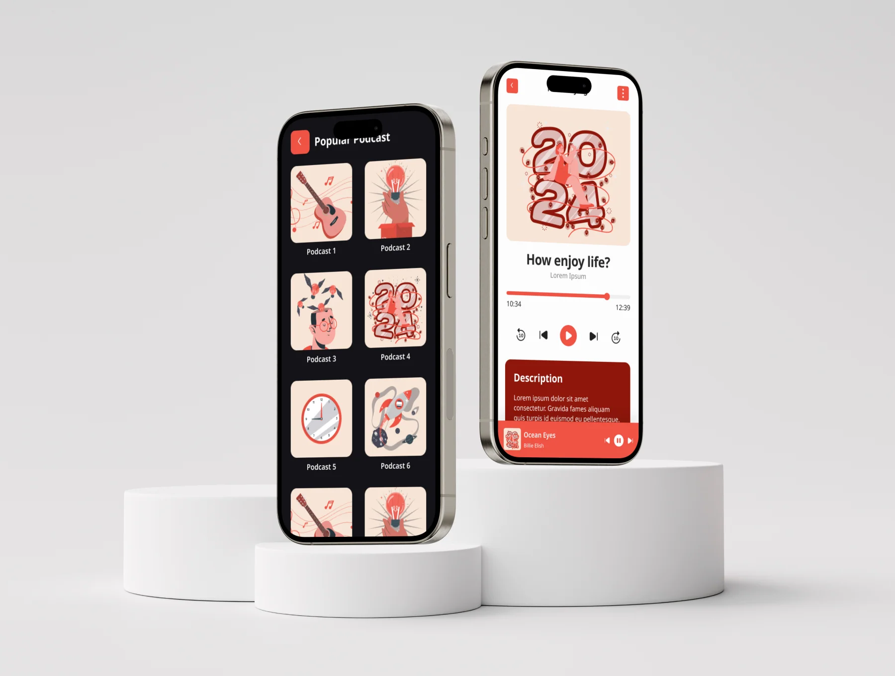 Musikita - Music Player Mobile App UI KIT 6