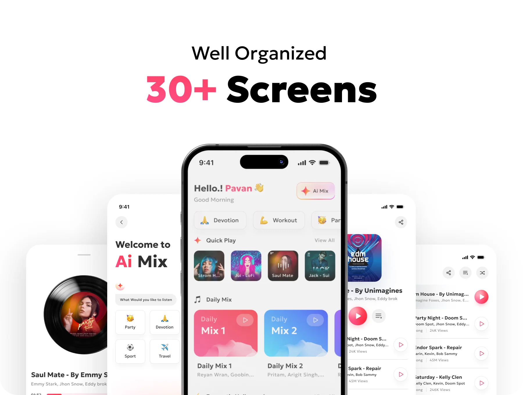 Musinto – Music & Podcast Mobile App UI Kit 3