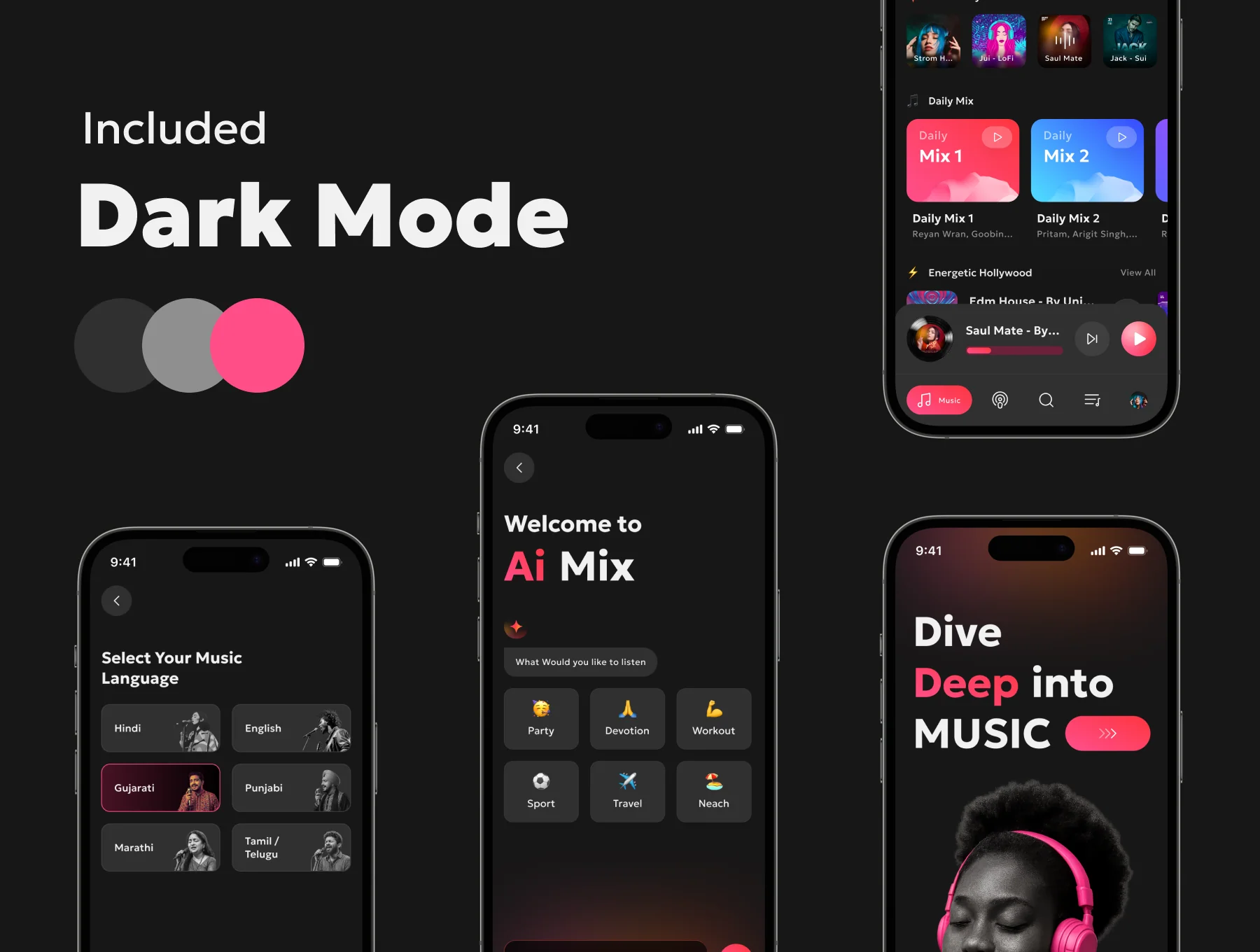 Musinto – Music & Podcast Mobile App UI Kit 7