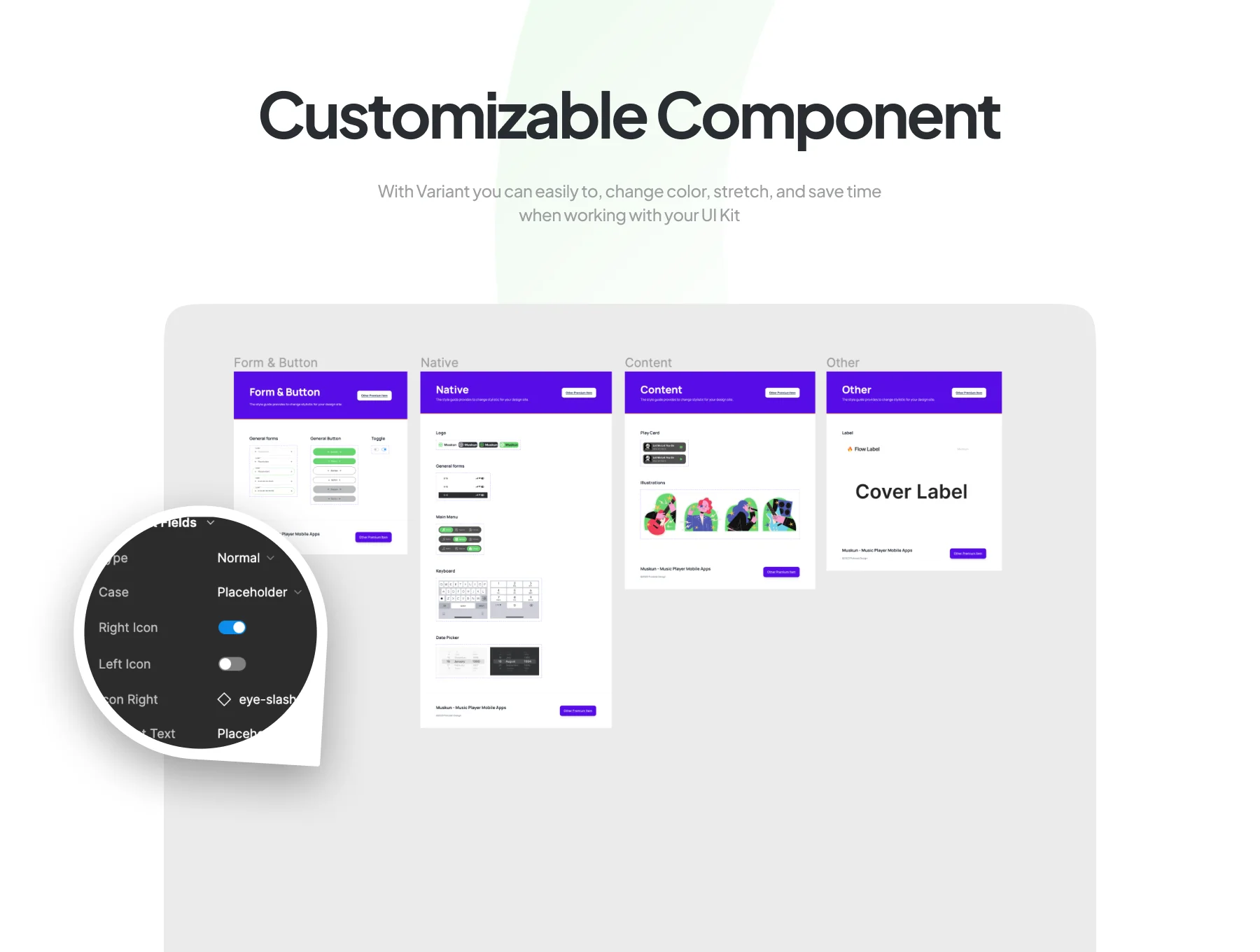 Muskun - Music Player Mobile App UI Kit 4