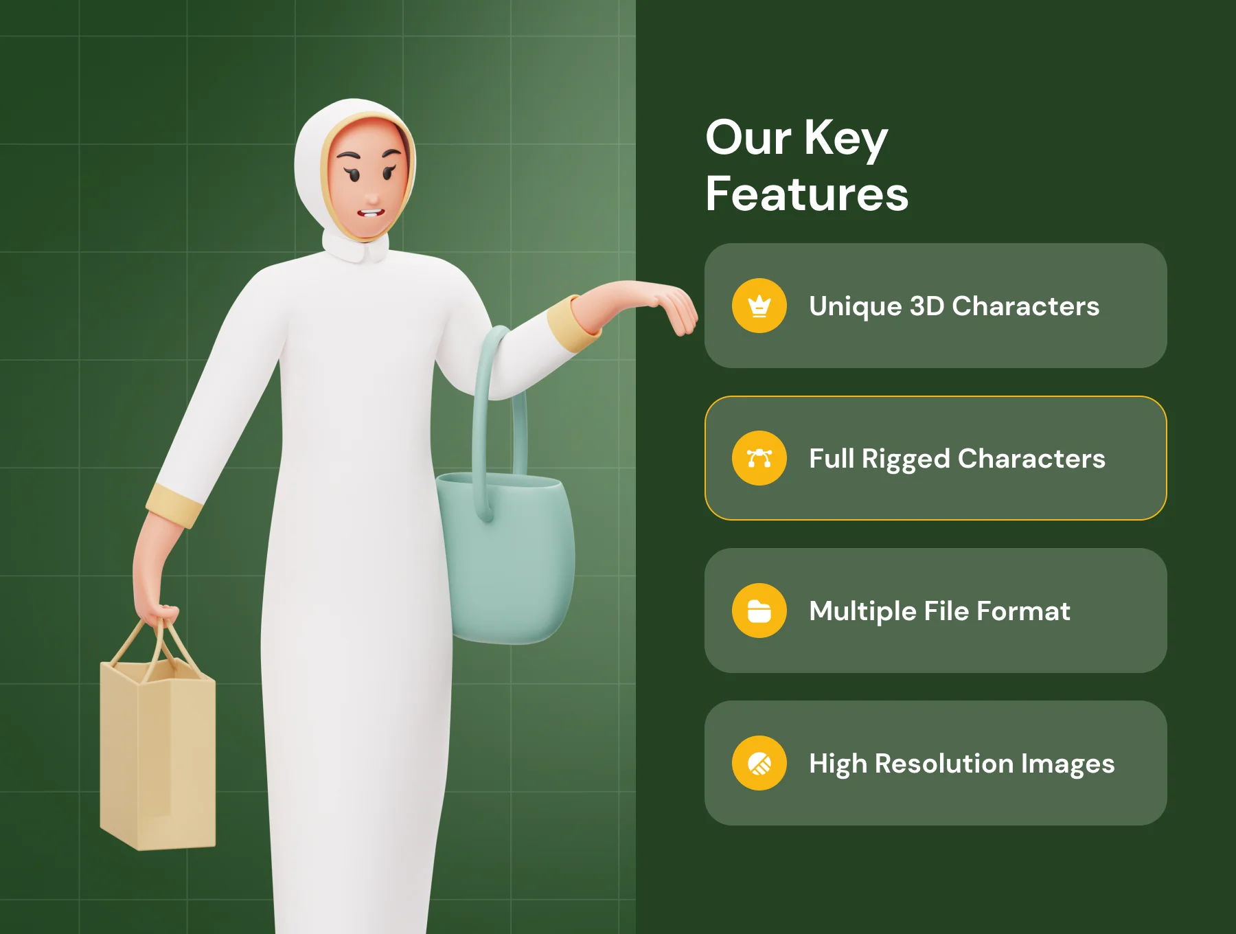 Muslim Ramadan 3D Character 2