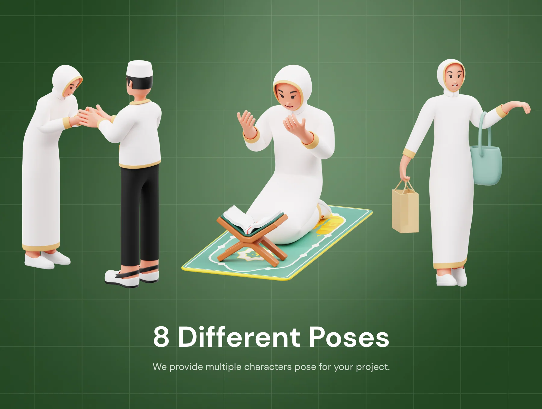 Muslim Ramadan 3D Character 4