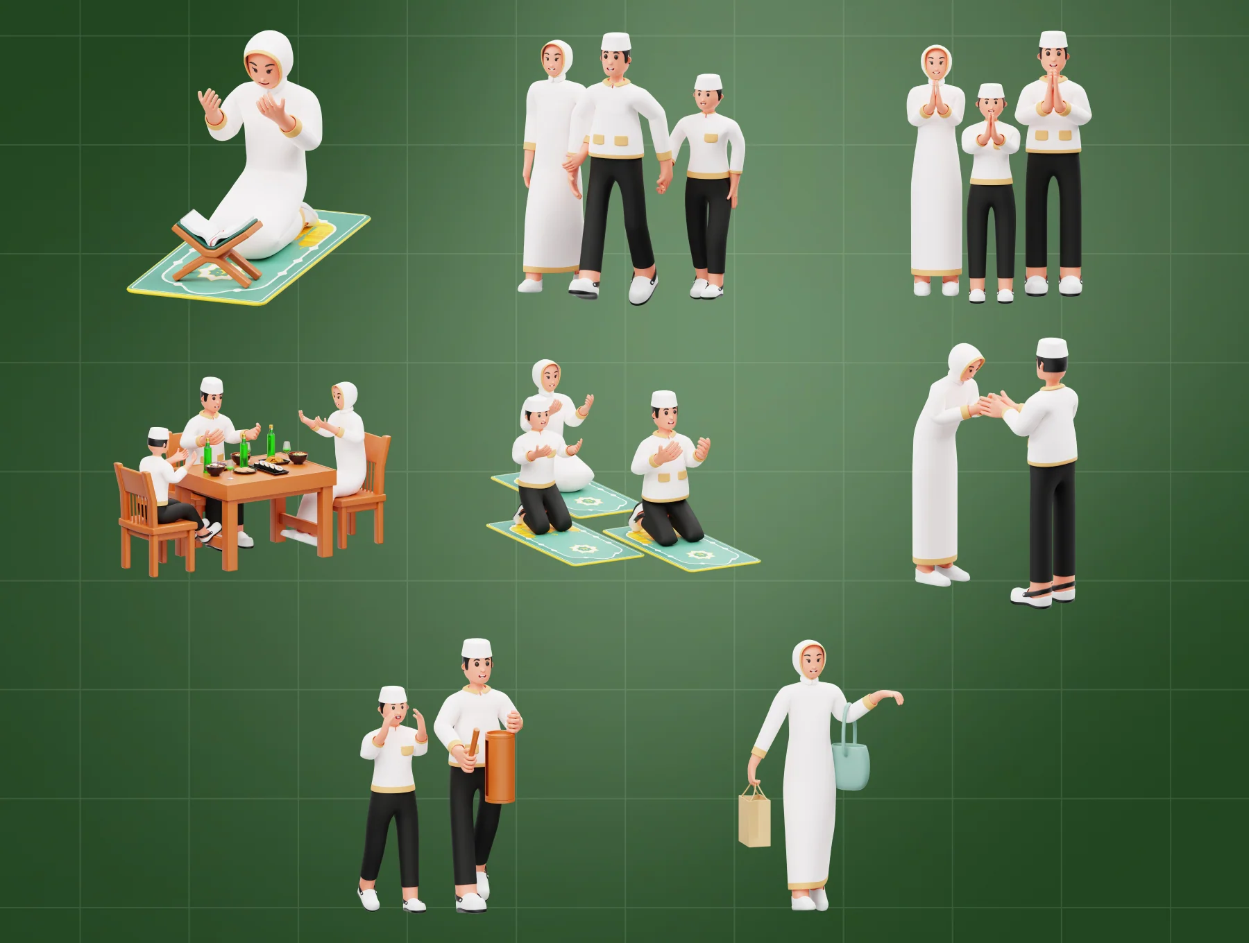 Muslim Ramadan 3D Character 5