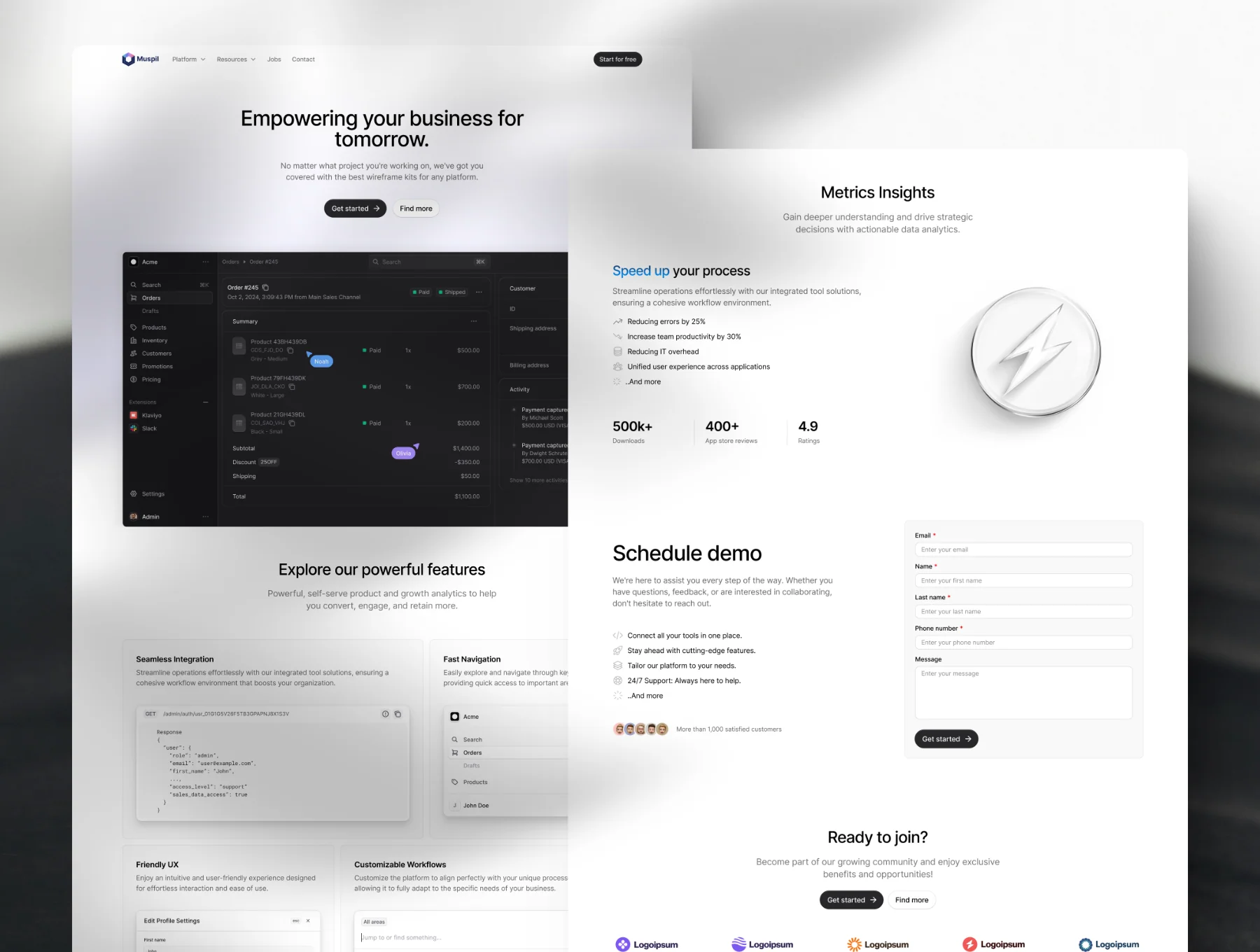 Muspil - Framer & Figma Template