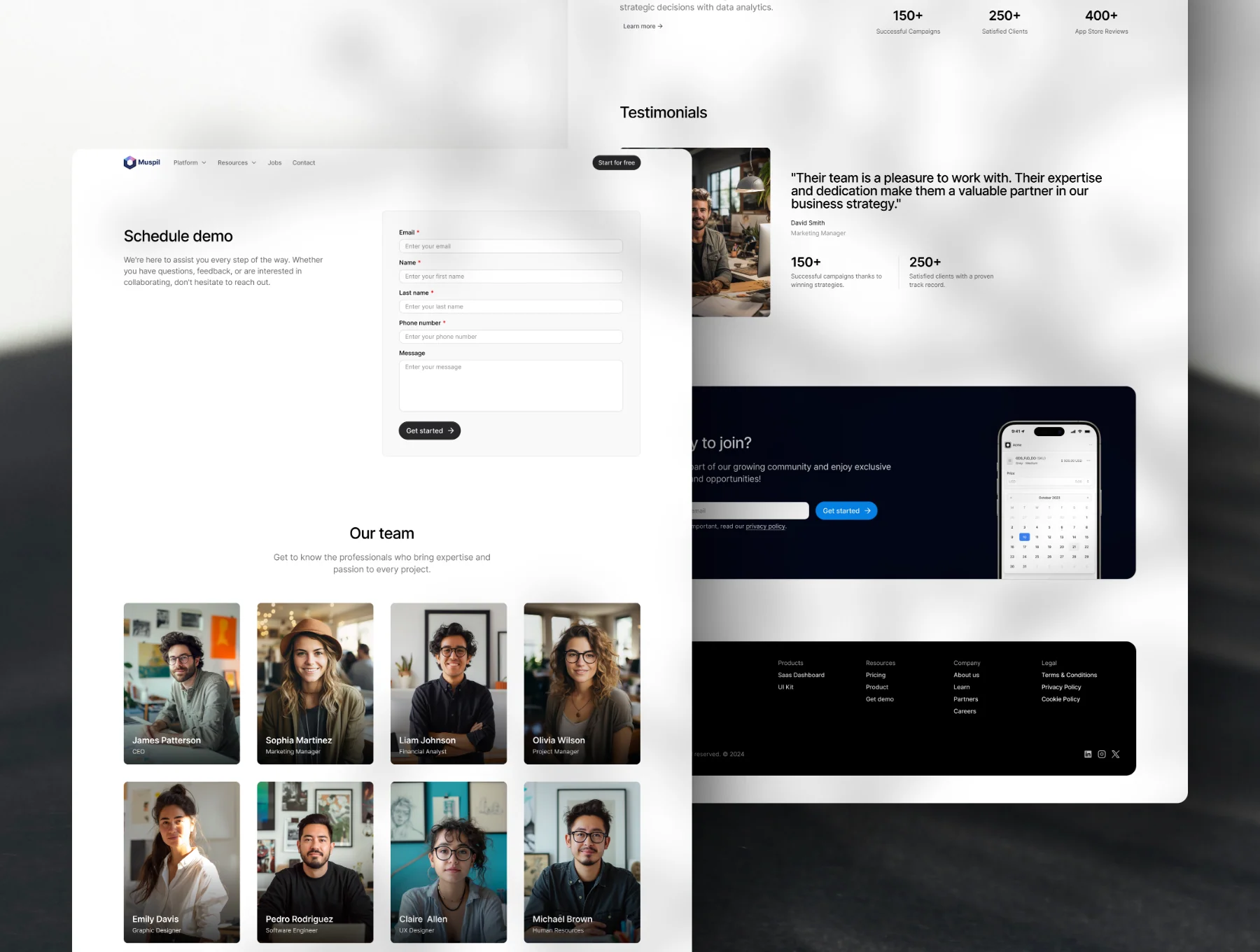 Muspil - Framer & Figma Template 3