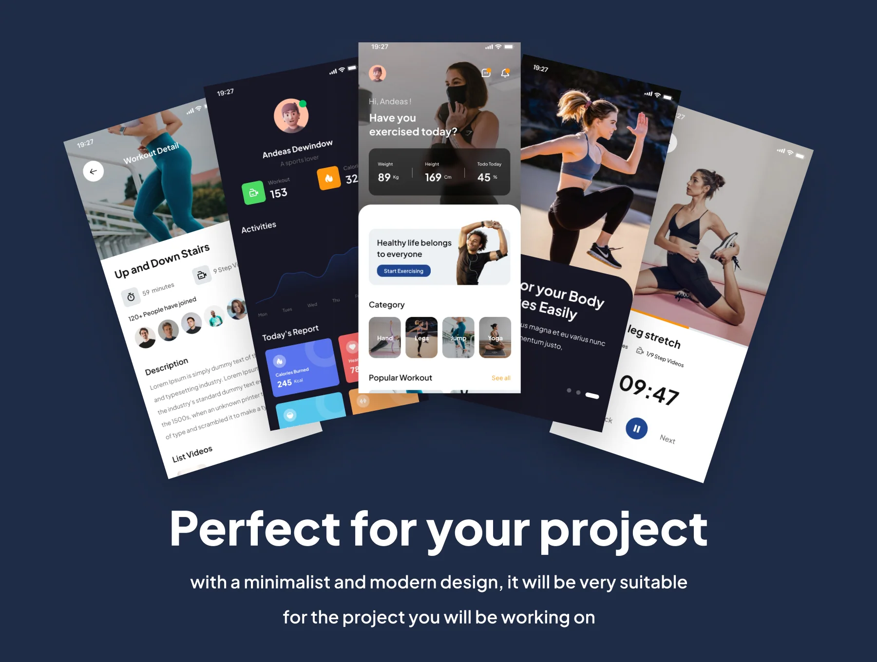 Mussles - Workout Apps UI Kits 4