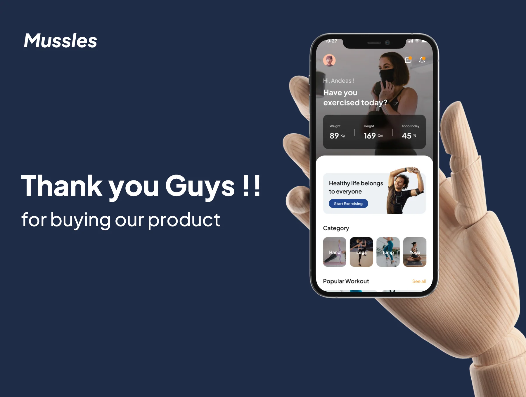 Mussles - Workout Apps UI Kits 6