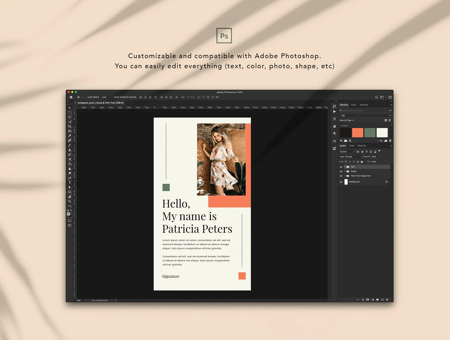 Mutiara Instagram Pack Template 2