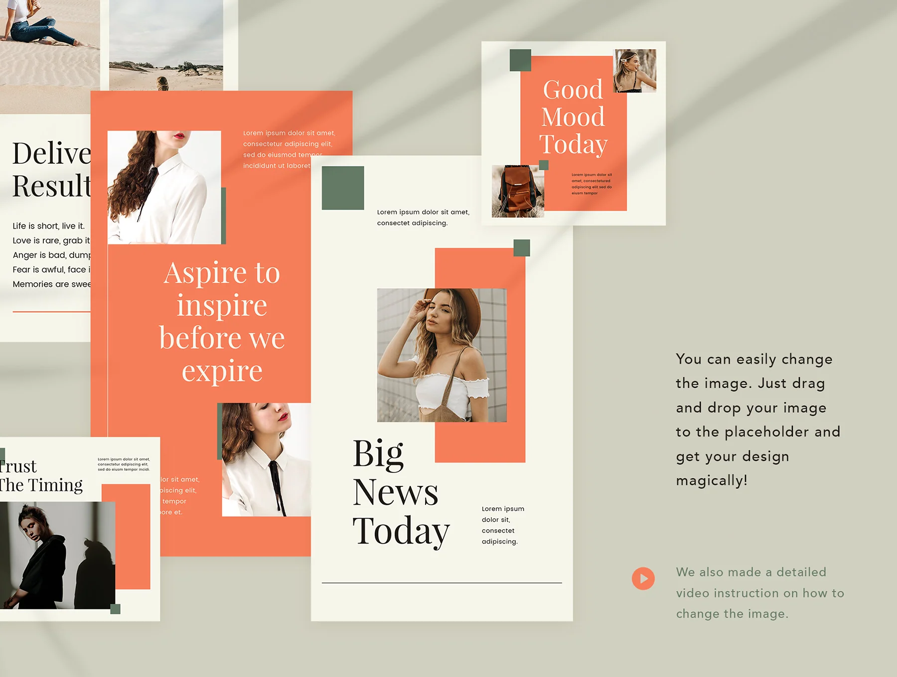 Mutiara Instagram Pack Template 3