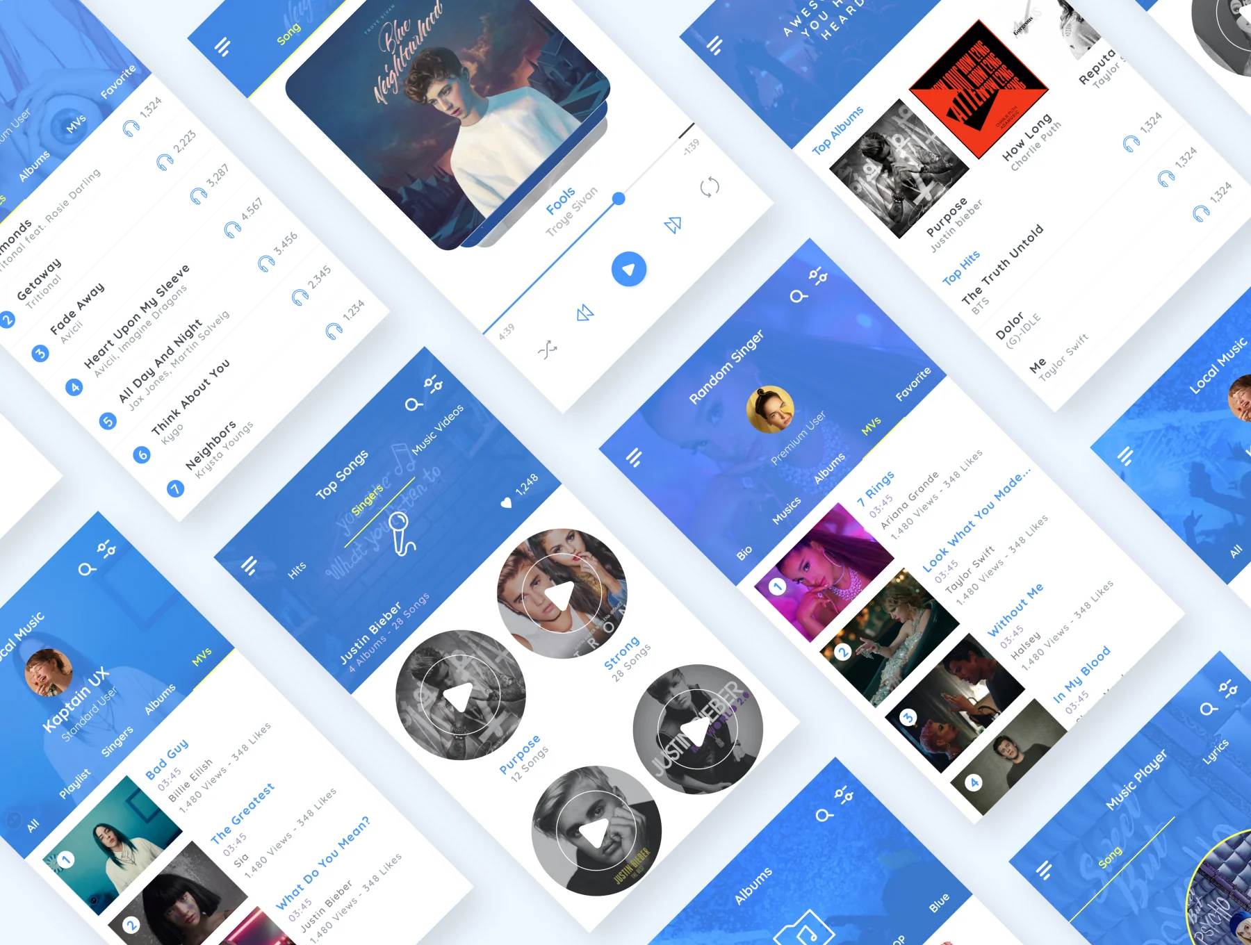 Muzika - Music UI Kit 6