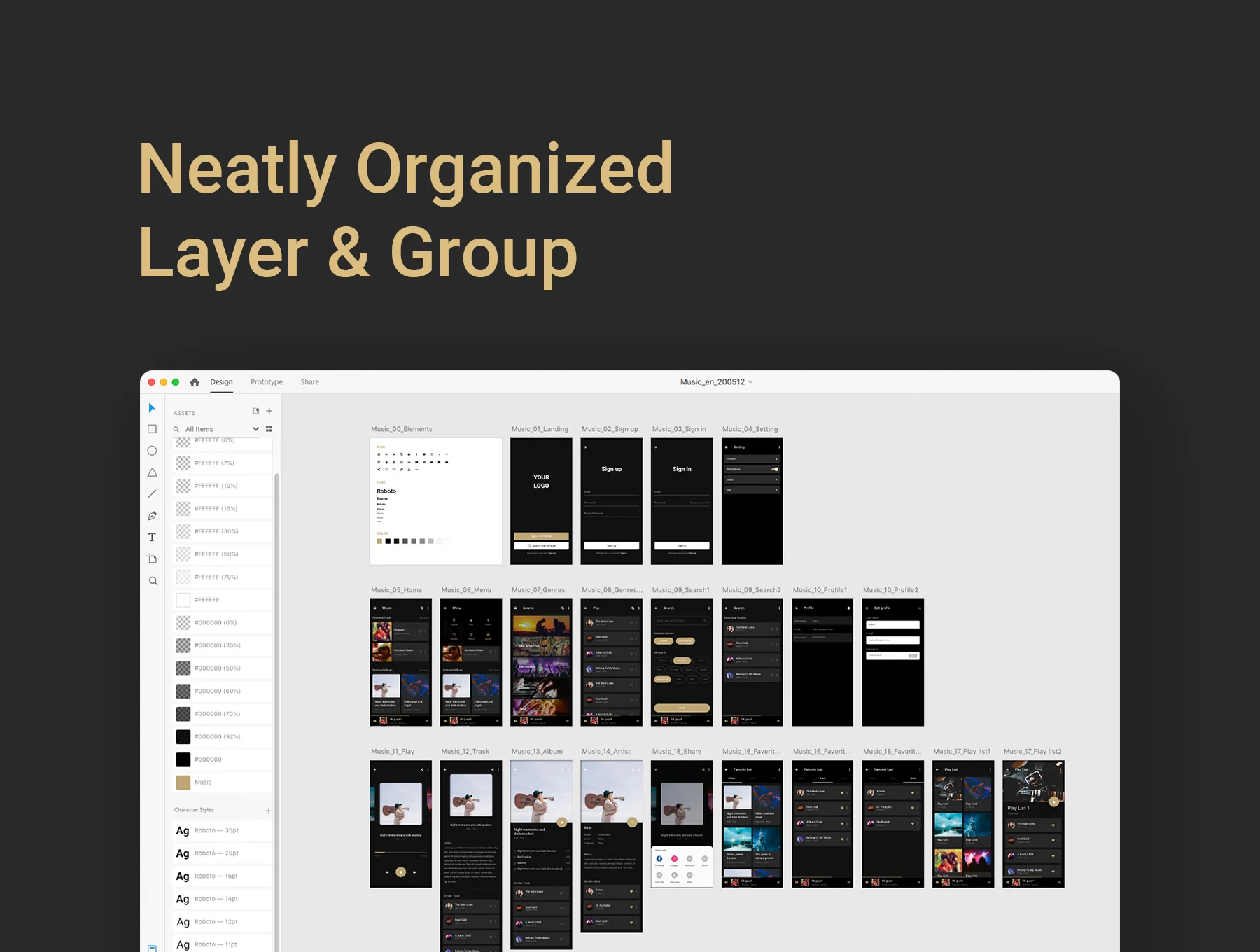 Muzium - Music Streaming mobile app UI KIT 4