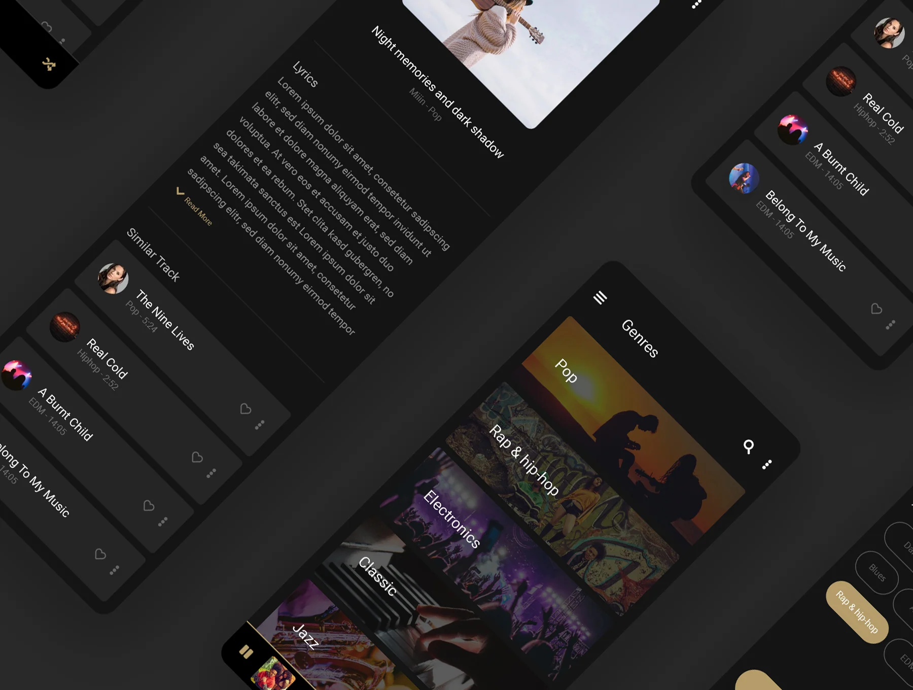 Muzium - Music Streaming mobile app UI KIT 5