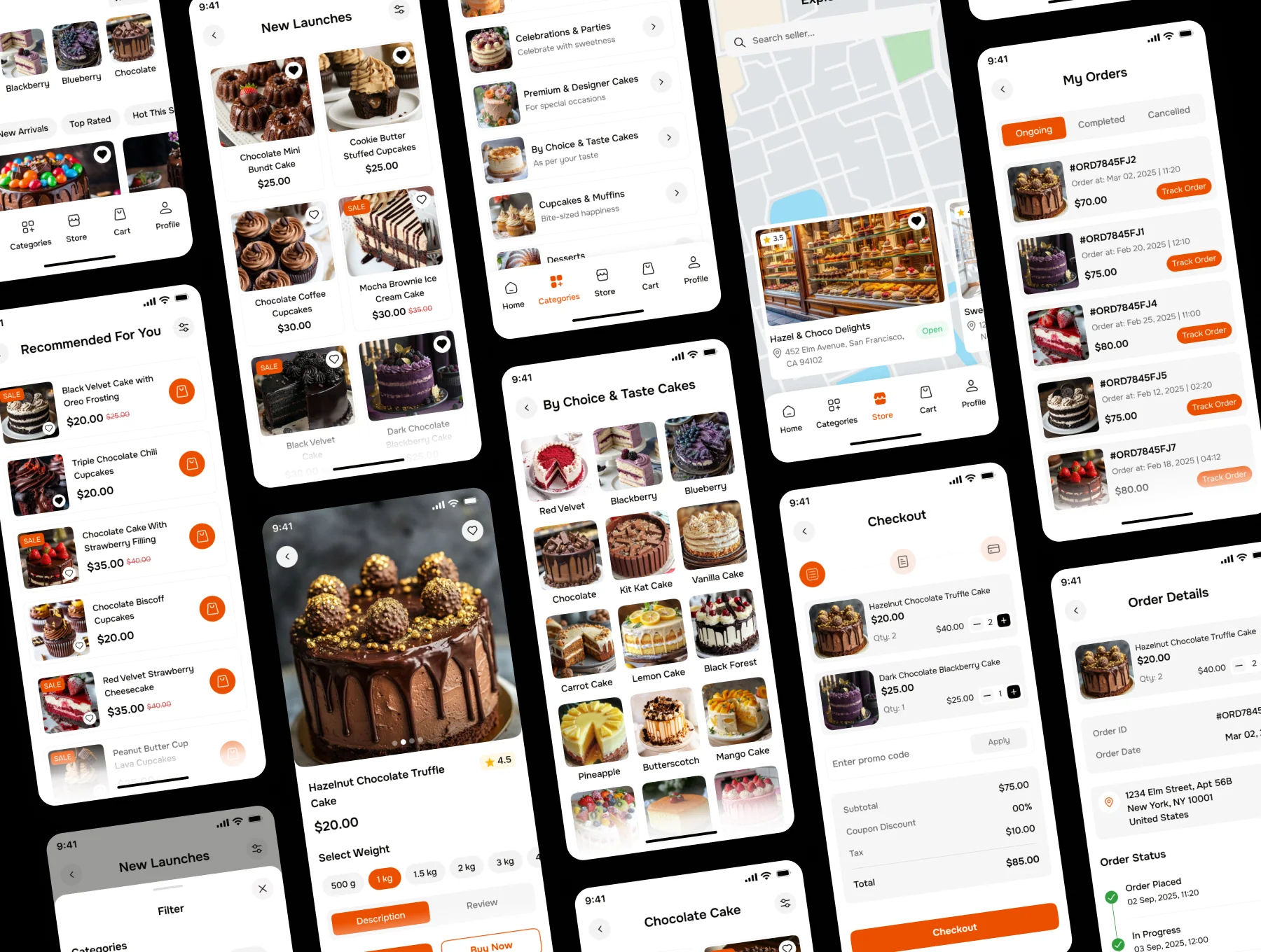 HandyCake - Online Cake Delivery App UI Kit 4