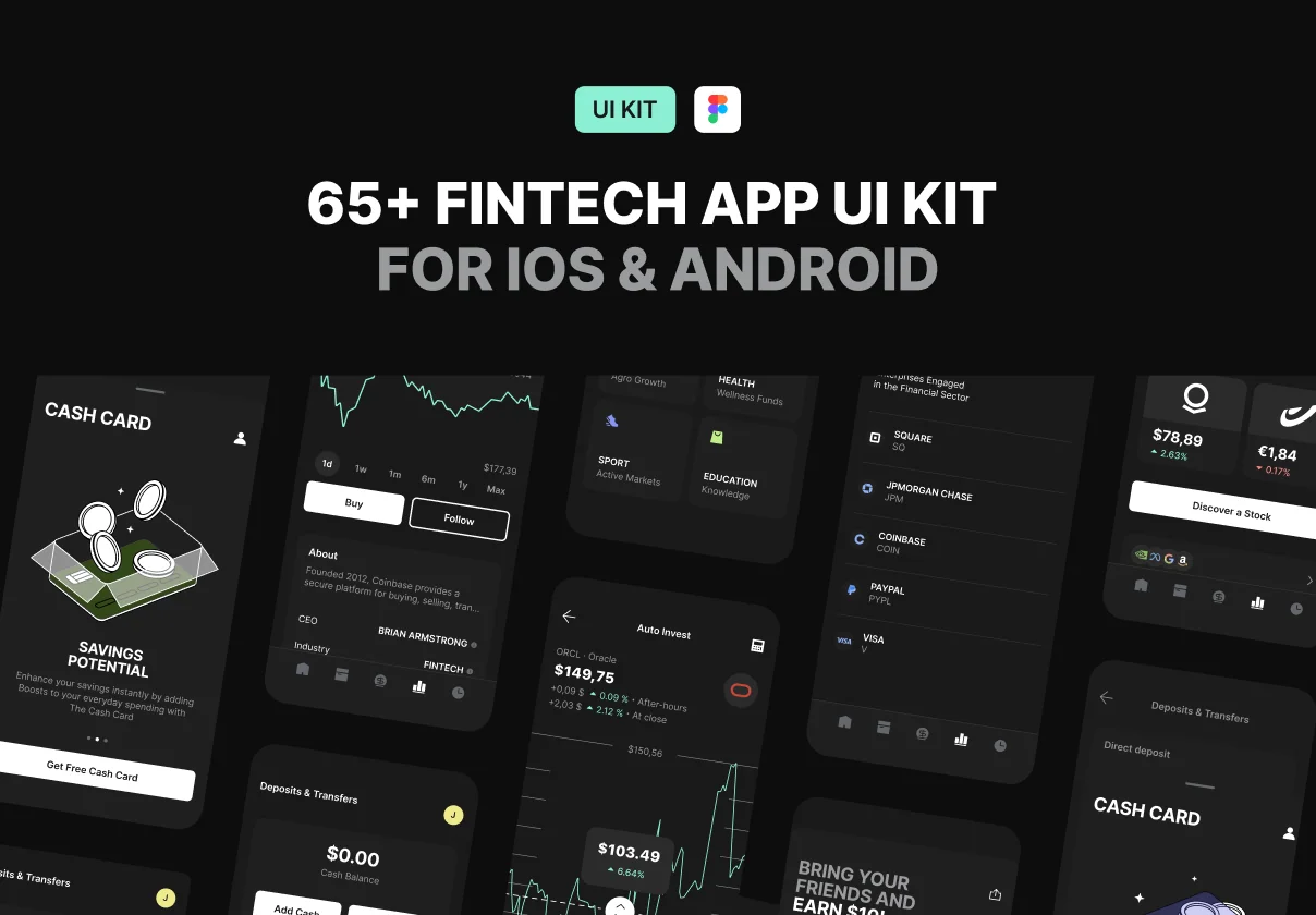 Finergy mobile UI KIT