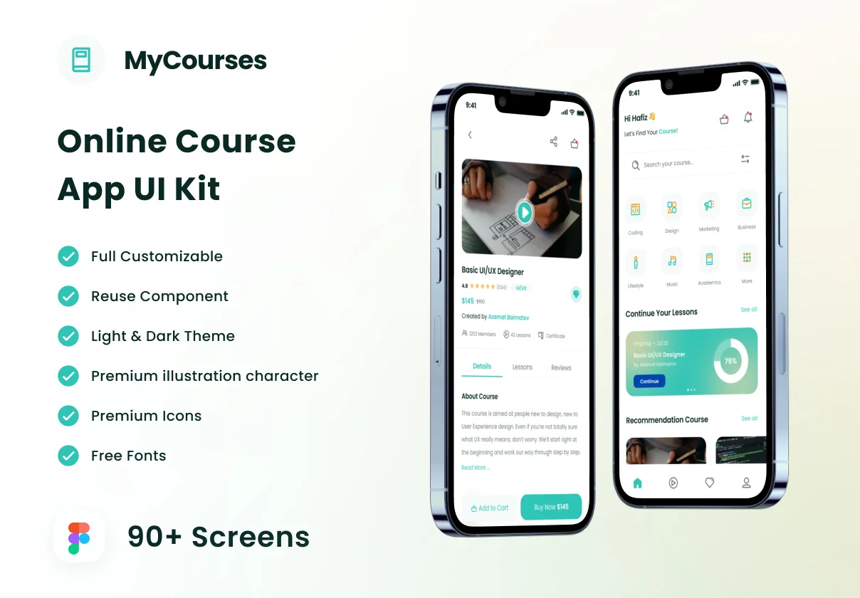 My Course UI Kit