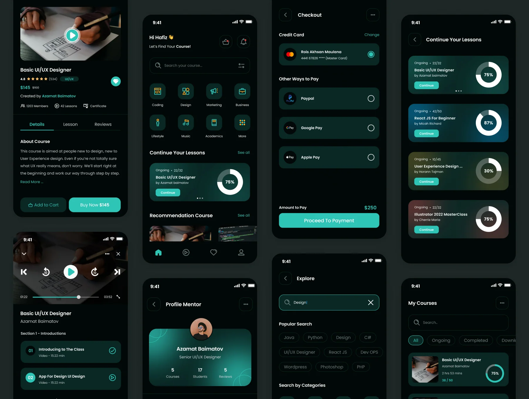 My Course UI Kit 5