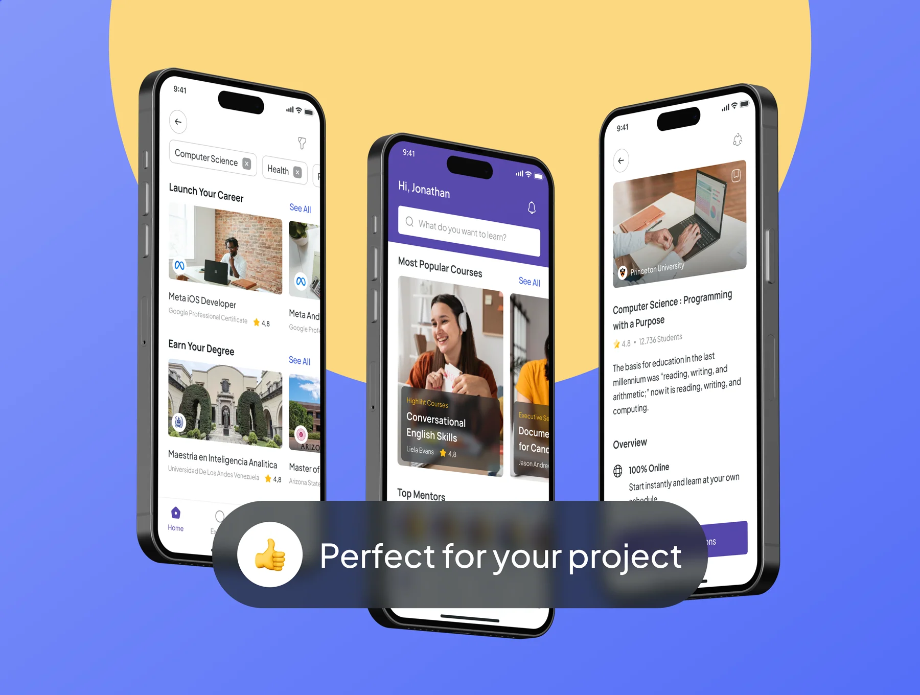 My Courses - Online Courses App UI Kit 3
