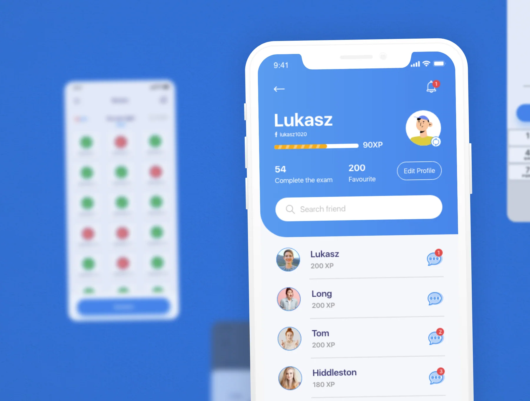 My Exam app UI kit 11