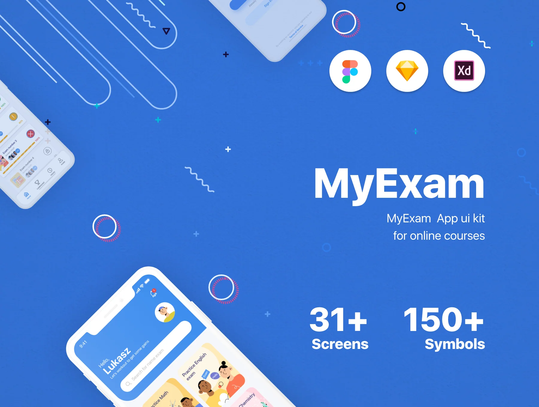 My Exam app UI kit