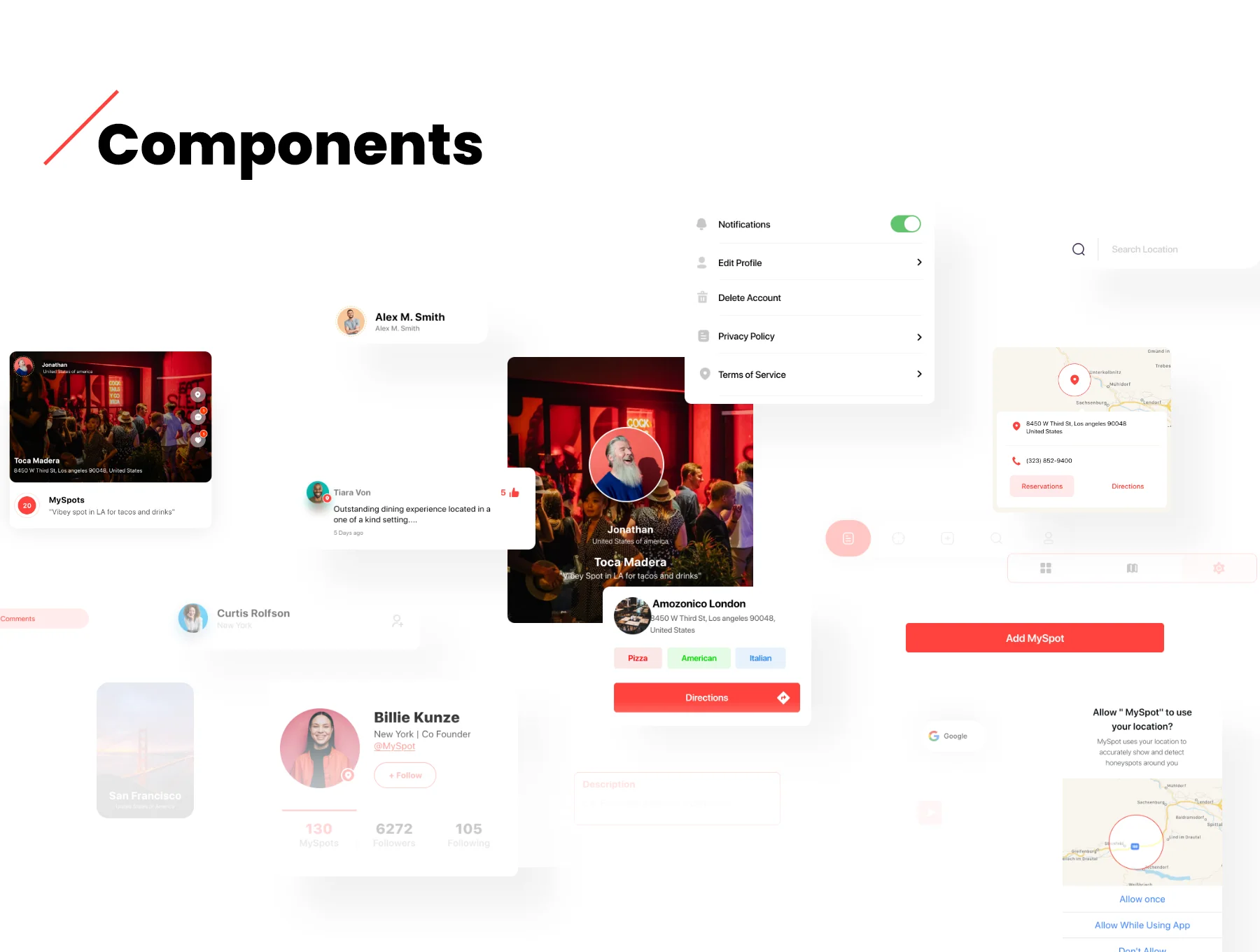 My Spot UI Kit 3