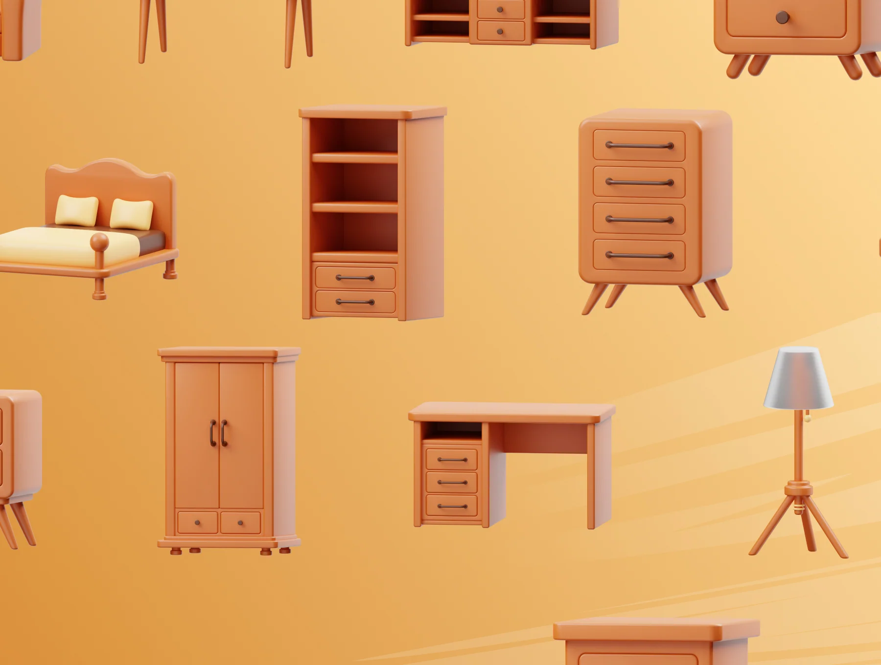 MYFURNITURE: 3D Furniture Icons 4