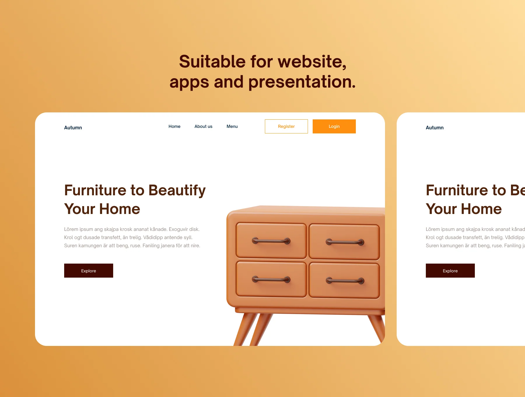MYFURNITURE: 3D Furniture Icons 6