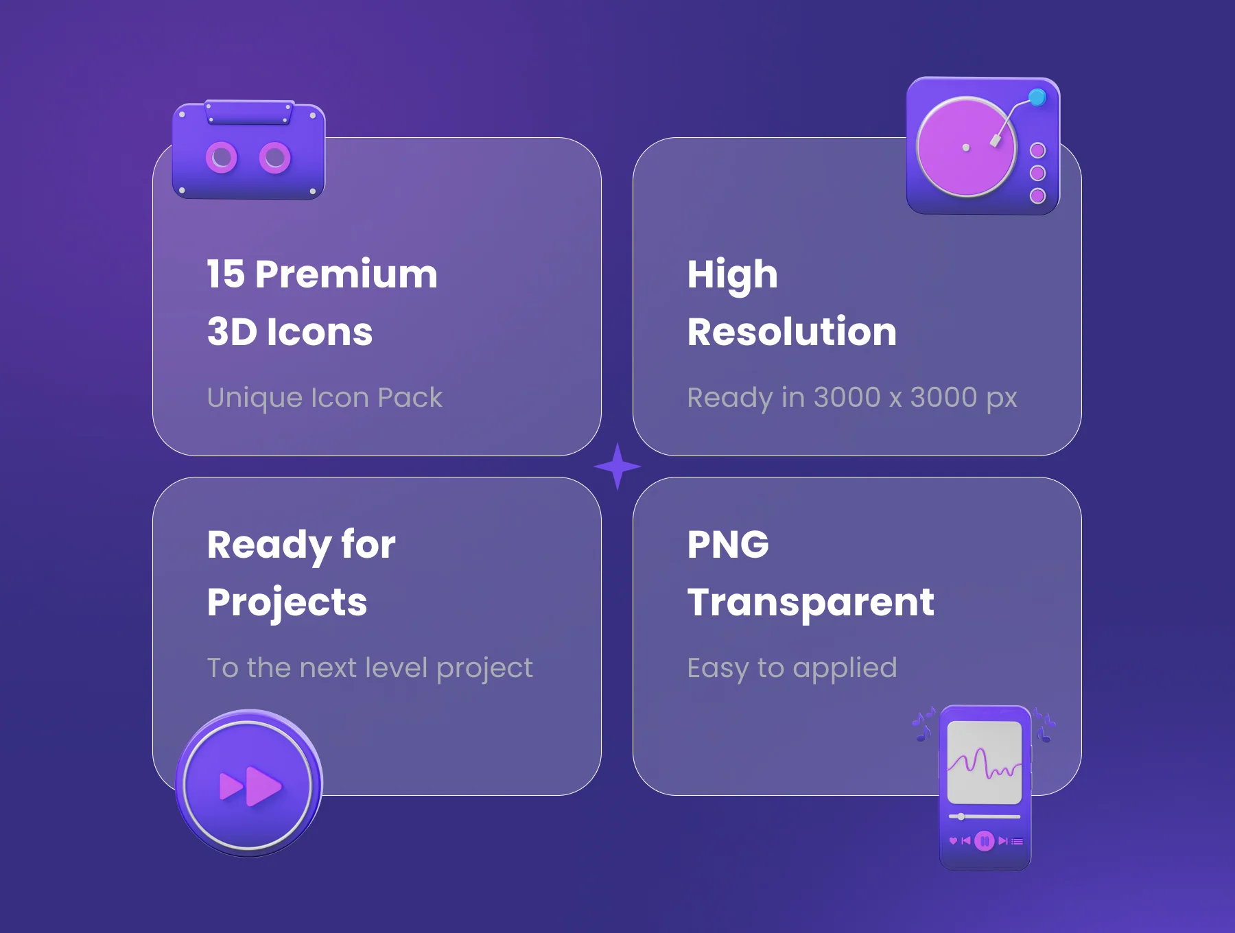 MYMUSIC: 3D Music Icons 2