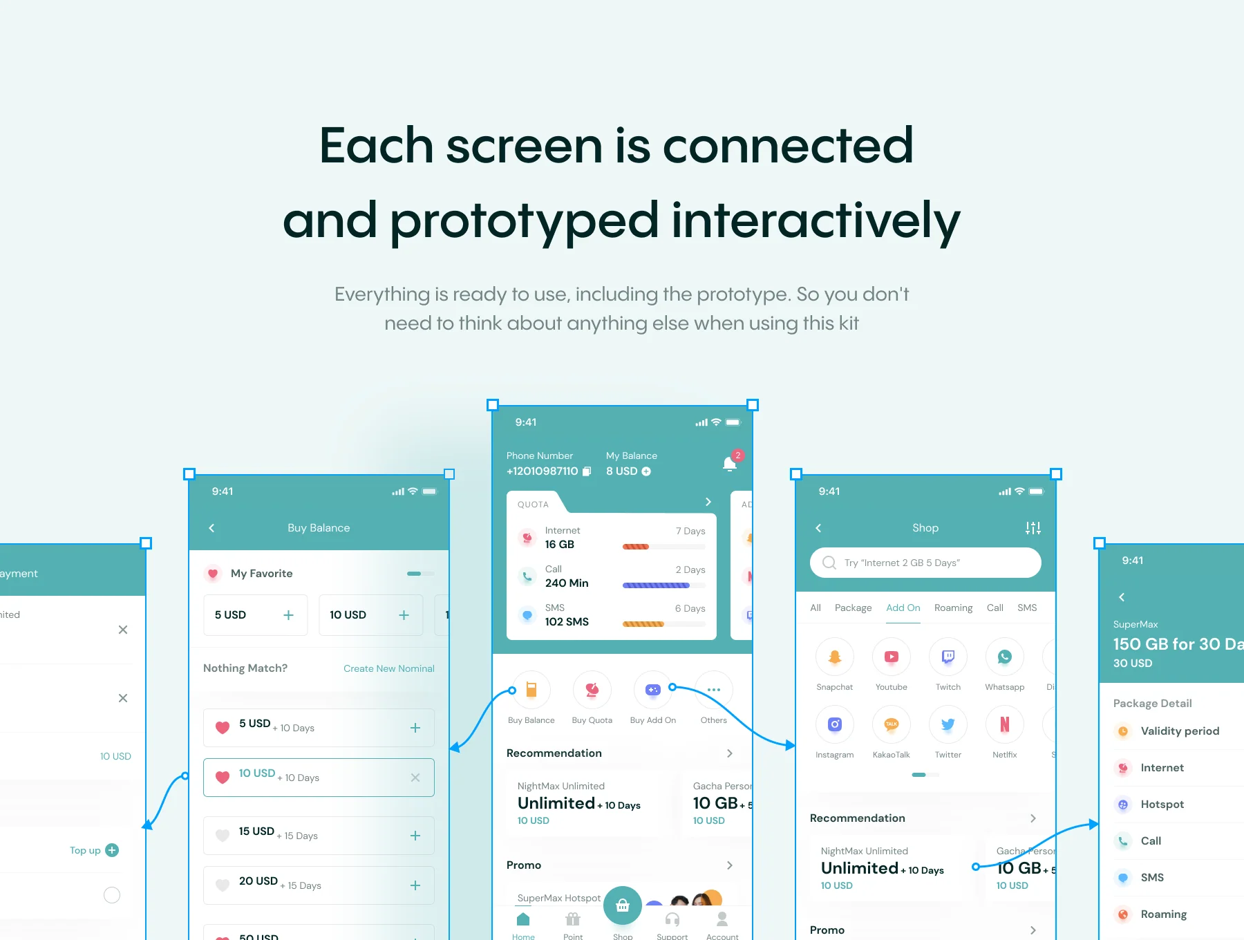 myOracle - Internet Provider App UI Kit 5