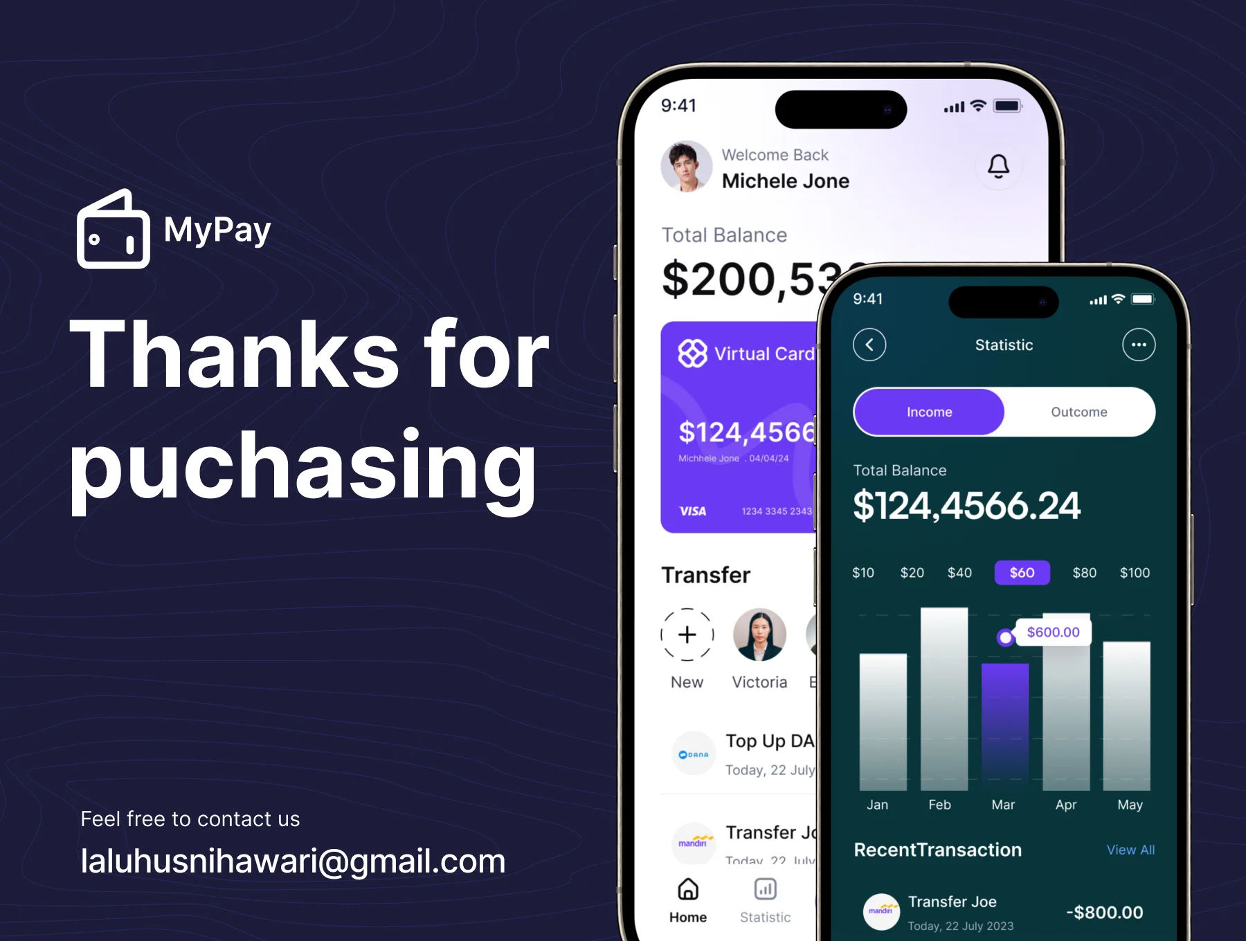 MyPay - Mobile Banking App UI Kit 6
