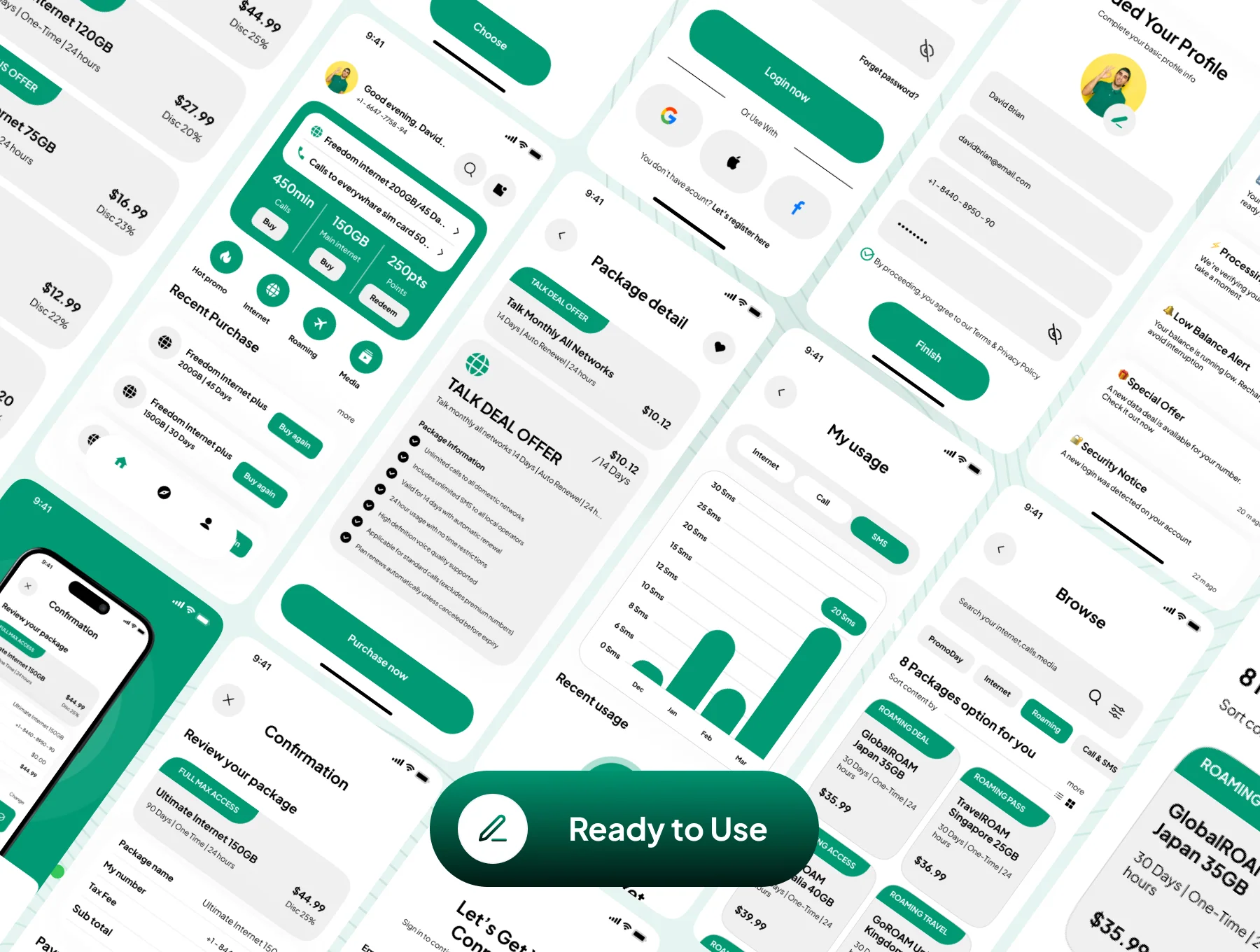 Myternet - Internet Provider App UI Kit 7