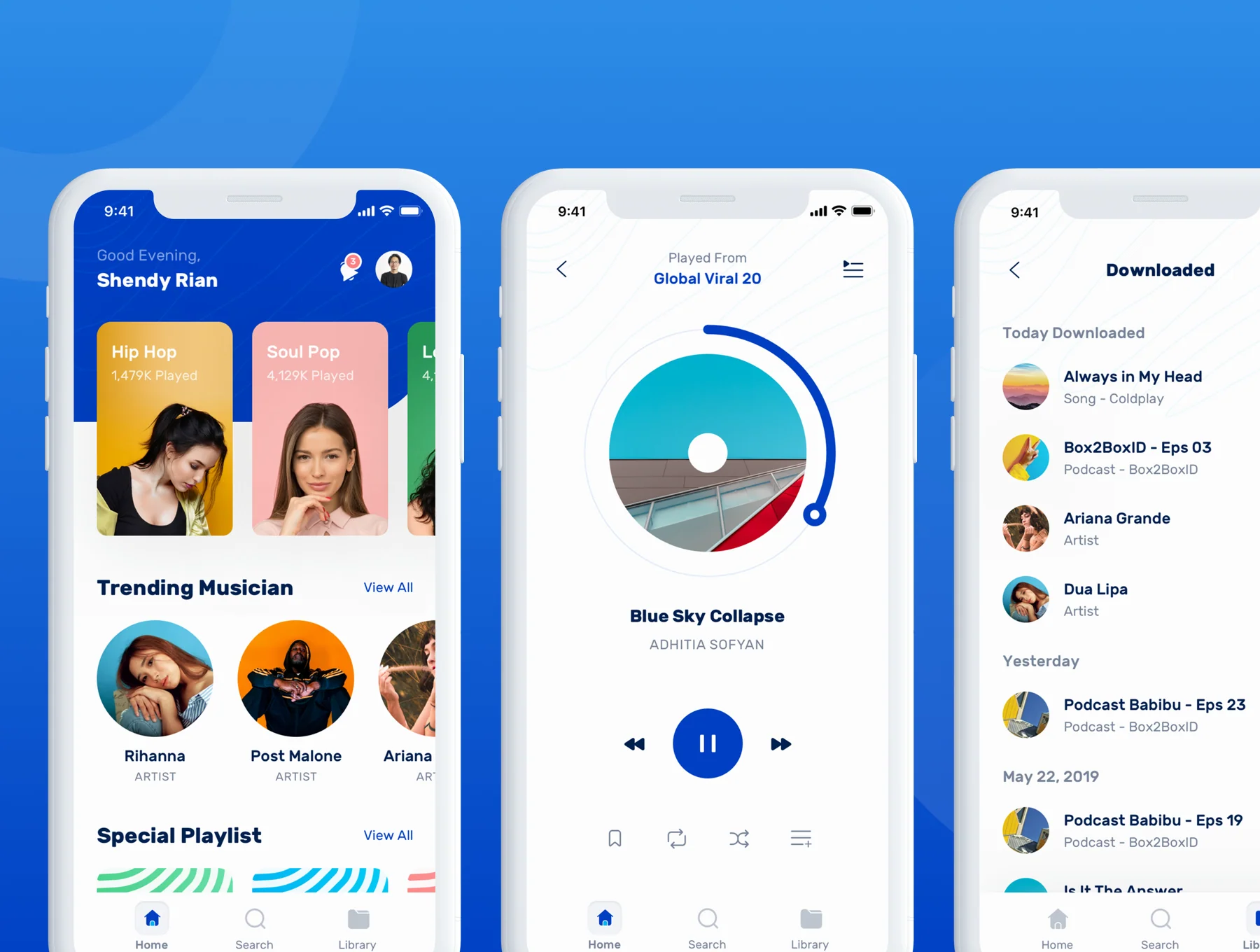Myusic - Music & Podcast UI Kit 5
