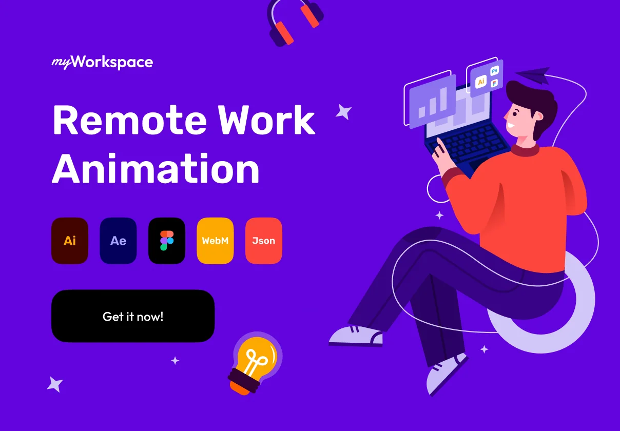 MyWorkspace - Remote Work Animation