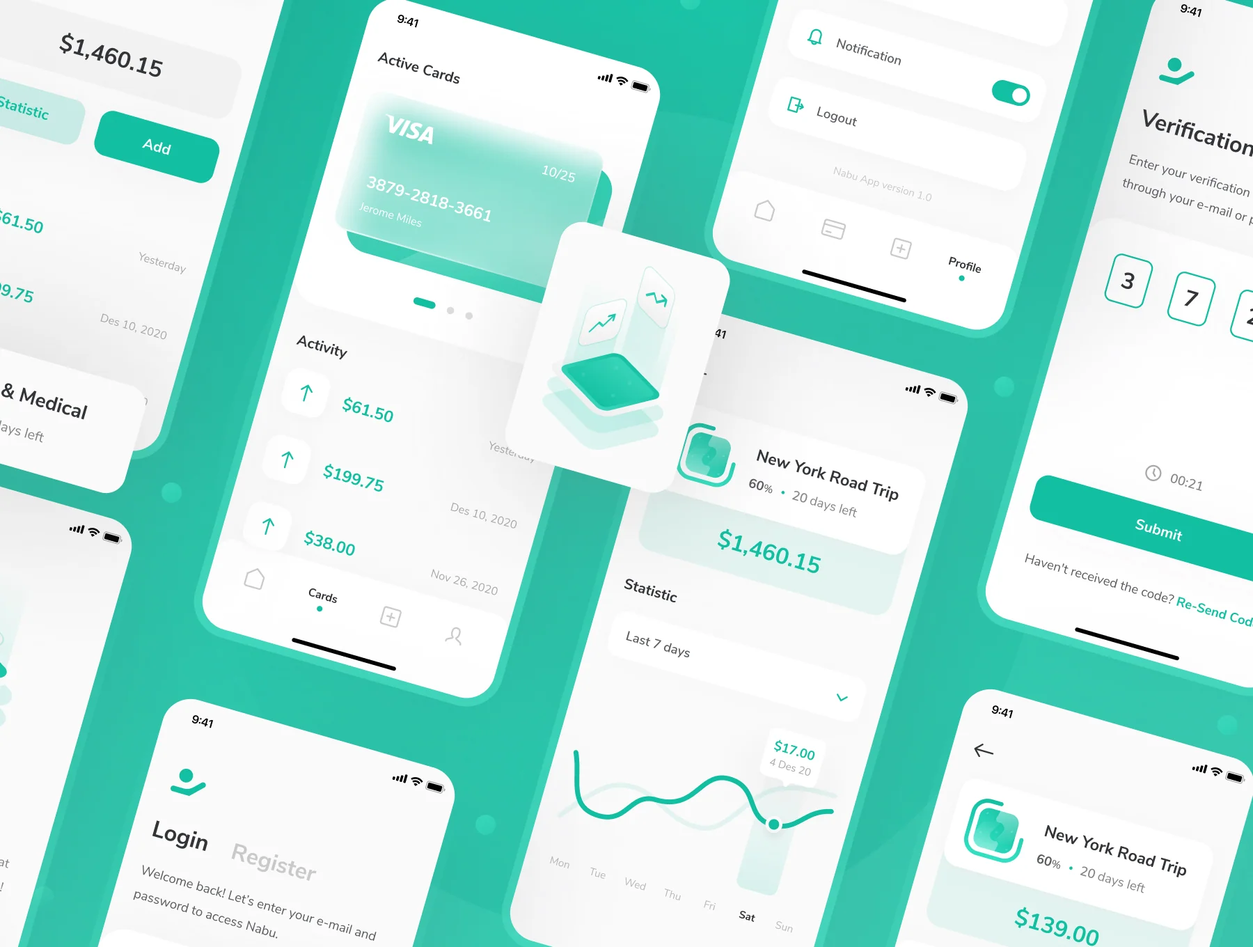 Nabu - Money Savings App UI KIt 8