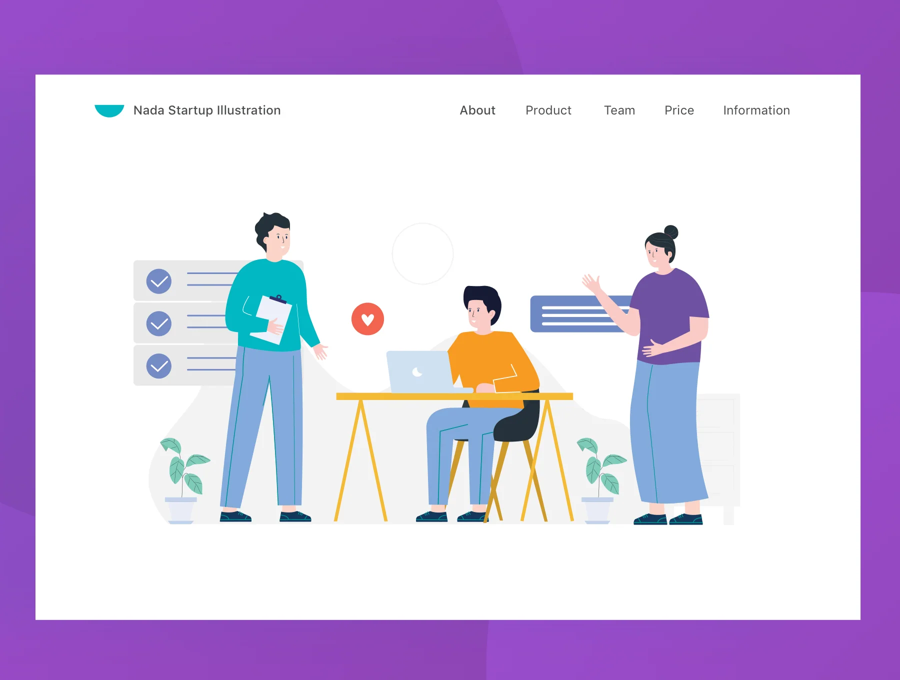 Nada - Startup & Team work Illustrations 3