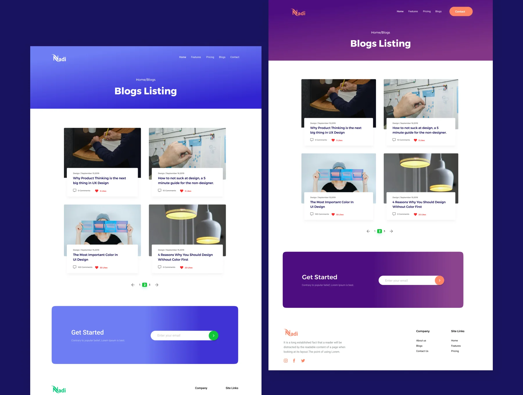 Nadi - SaaS Landing Page 5